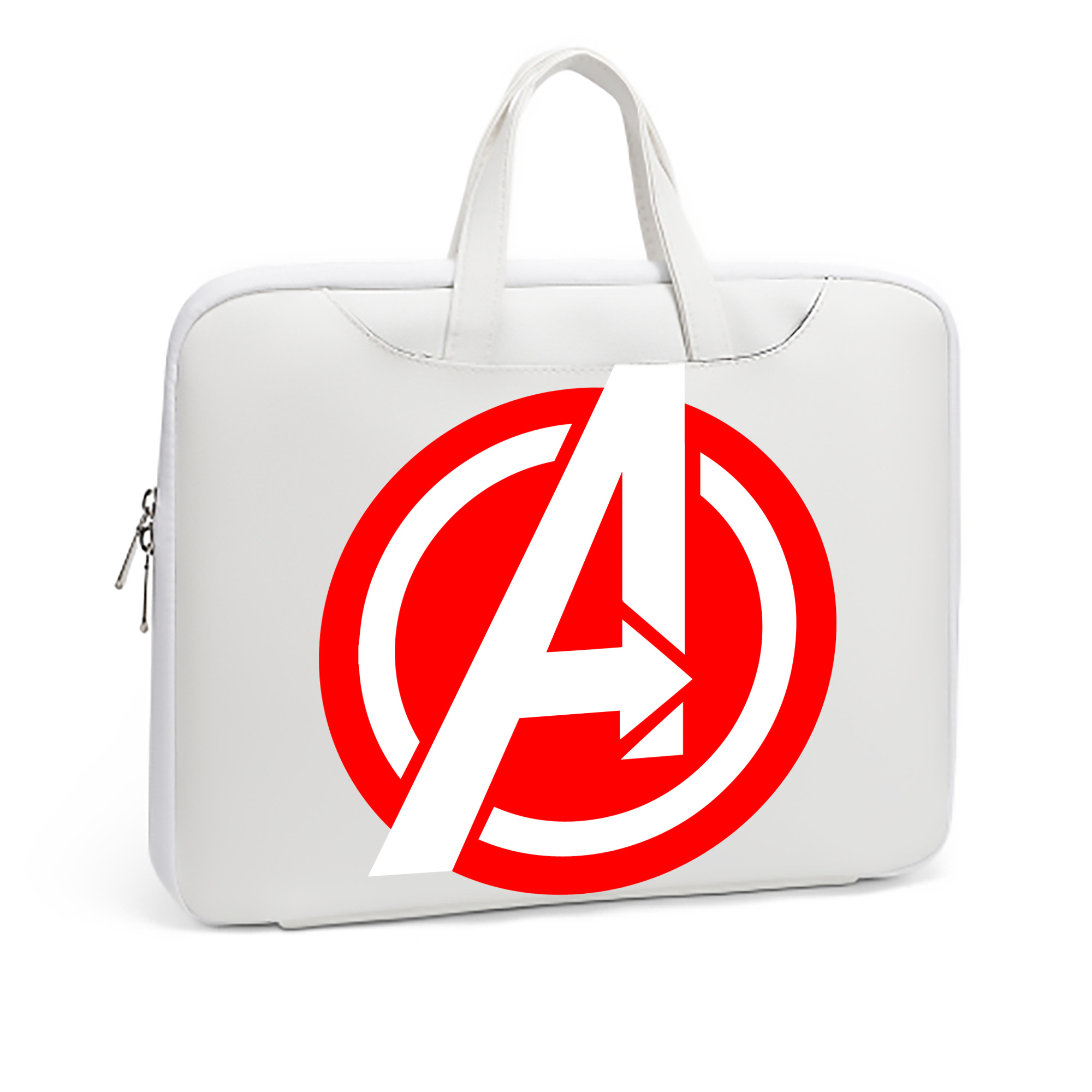 （画像用） アベンジャーズ The Avengers レザーラップトップバッグ　ノートパソコンケース