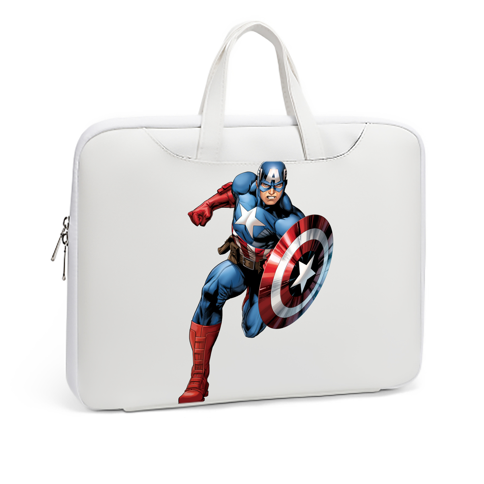 （画像用） アベンジャーズ The Avengers レザーラップトップバッグ　ノートパソコンケース