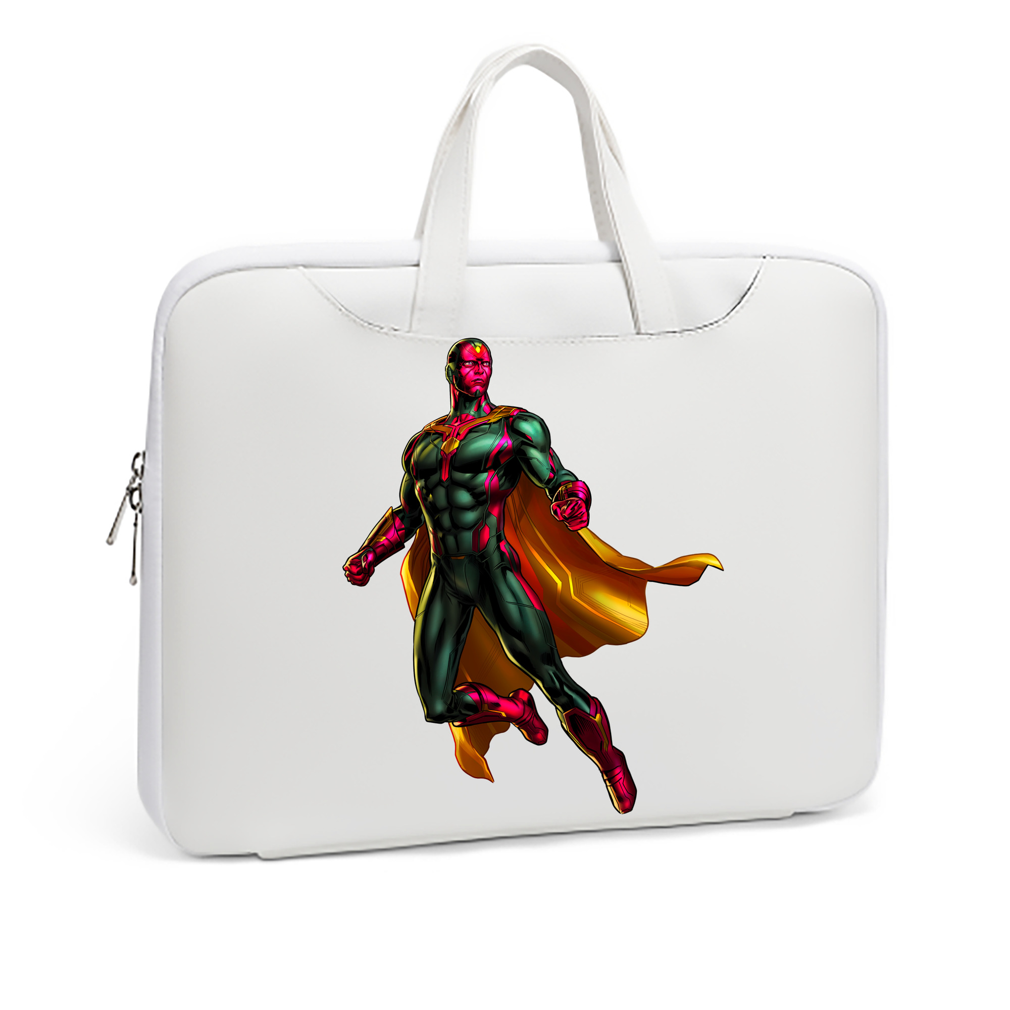 （画像用） アベンジャーズ The Avengers レザーラップトップバッグ　ノートパソコンケース