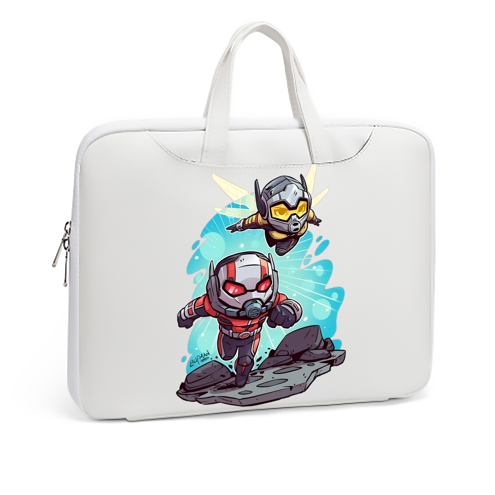 （画像用） アベンジャーズ The Avengers レザーラップトップバッグ　ノートパソコンケース