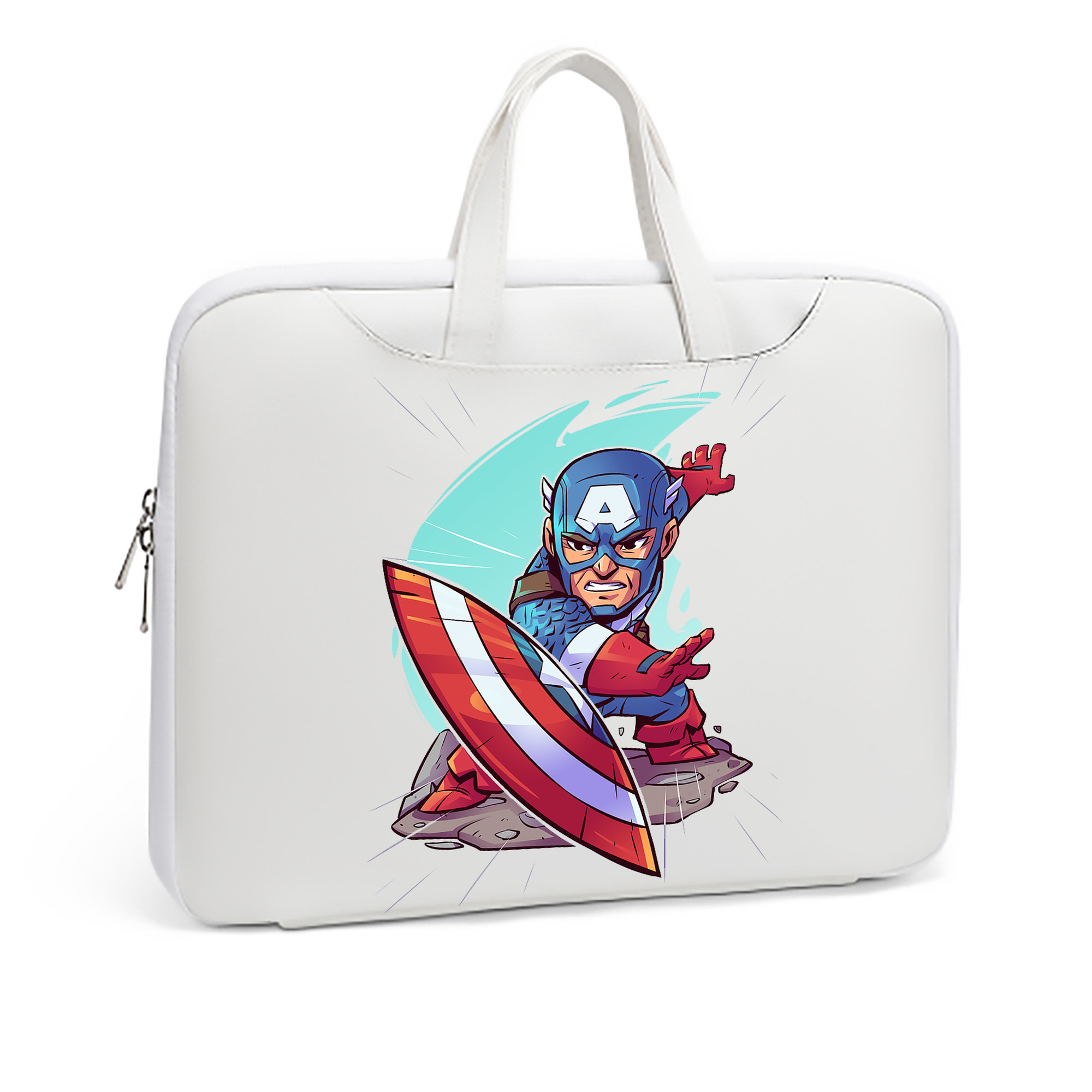 （画像用） アベンジャーズ The Avengers レザーラップトップバッグ　ノートパソコンケース