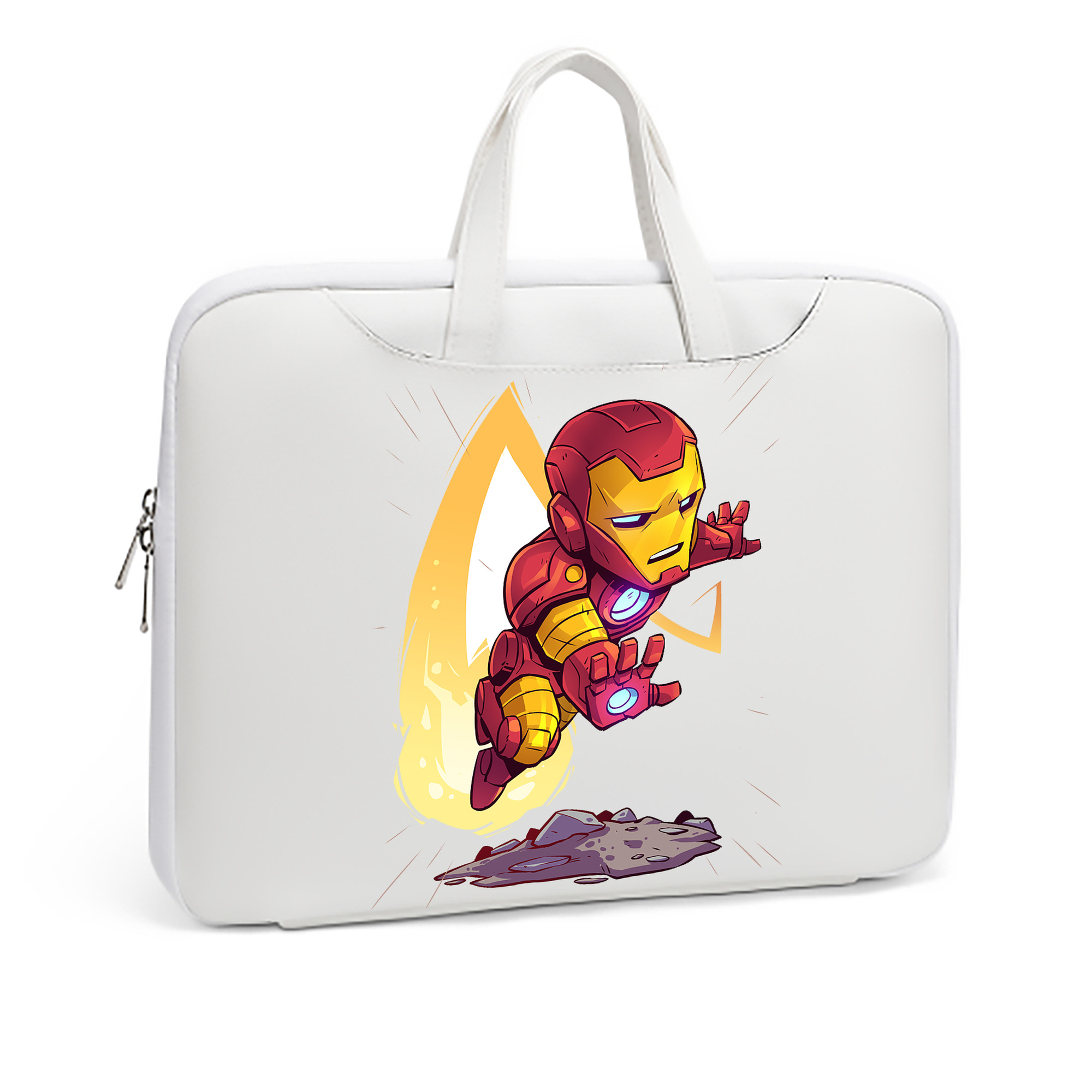 （画像用） アベンジャーズ The Avengers レザーラップトップバッグ　ノートパソコンケース