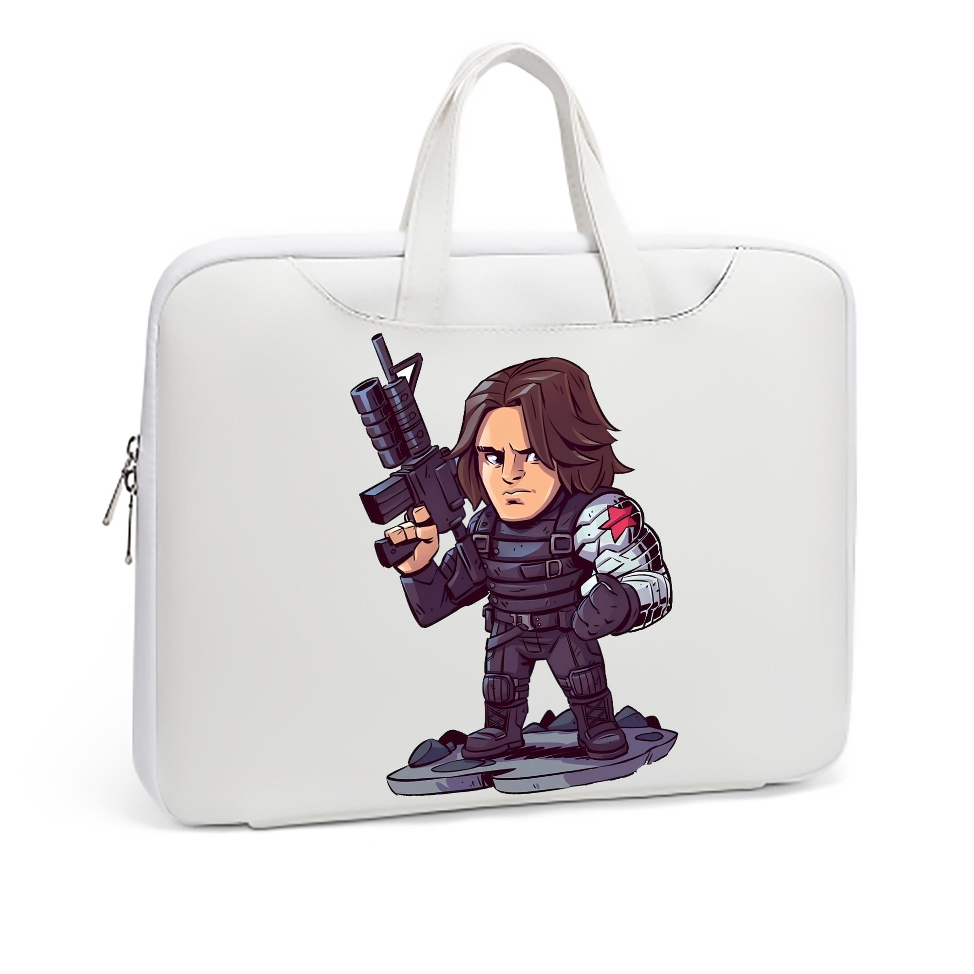 （画像用） アベンジャーズ The Avengers レザーラップトップバッグ　ノートパソコンケース
