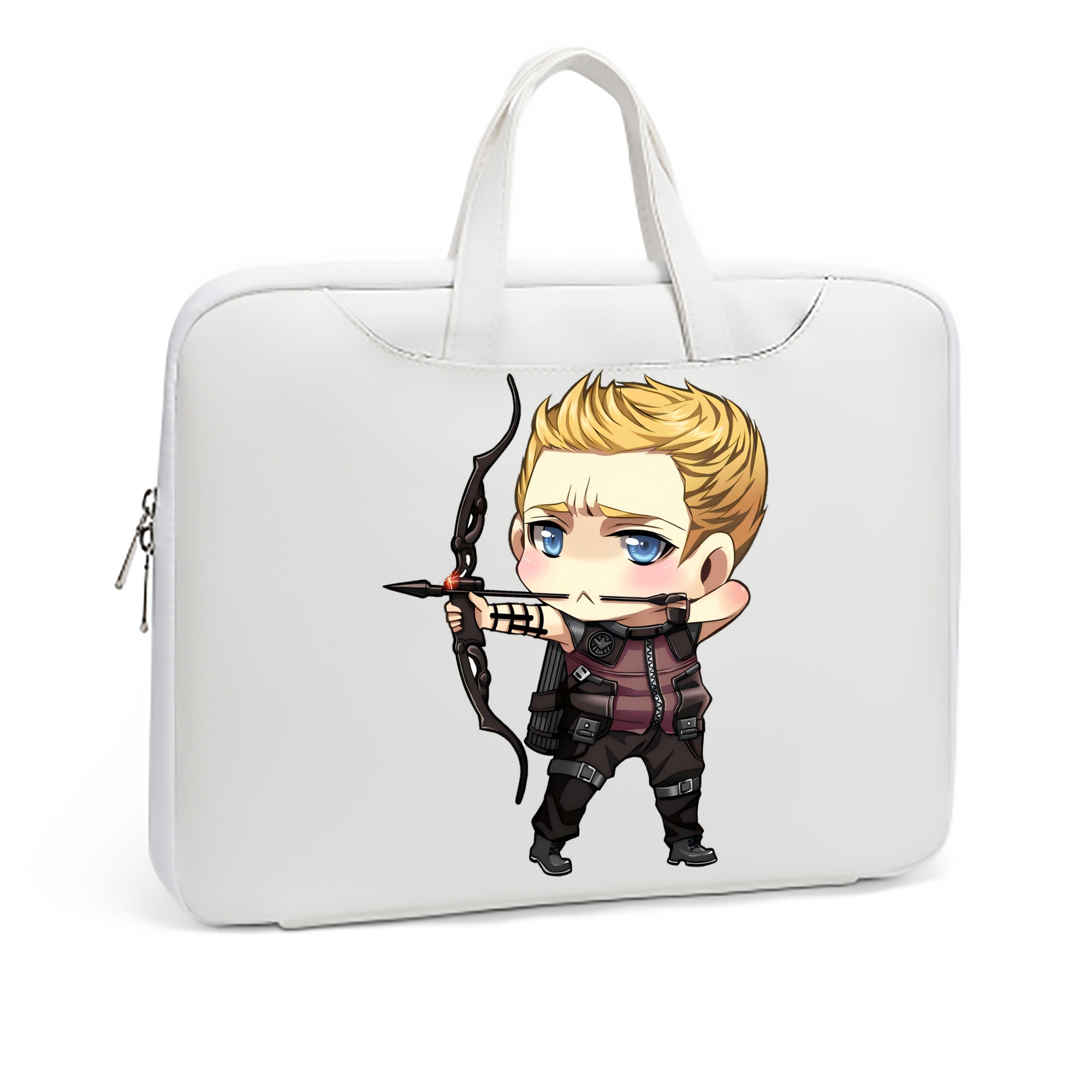 （画像用） アベンジャーズ The Avengers レザーラップトップバッグ　ノートパソコンケース
