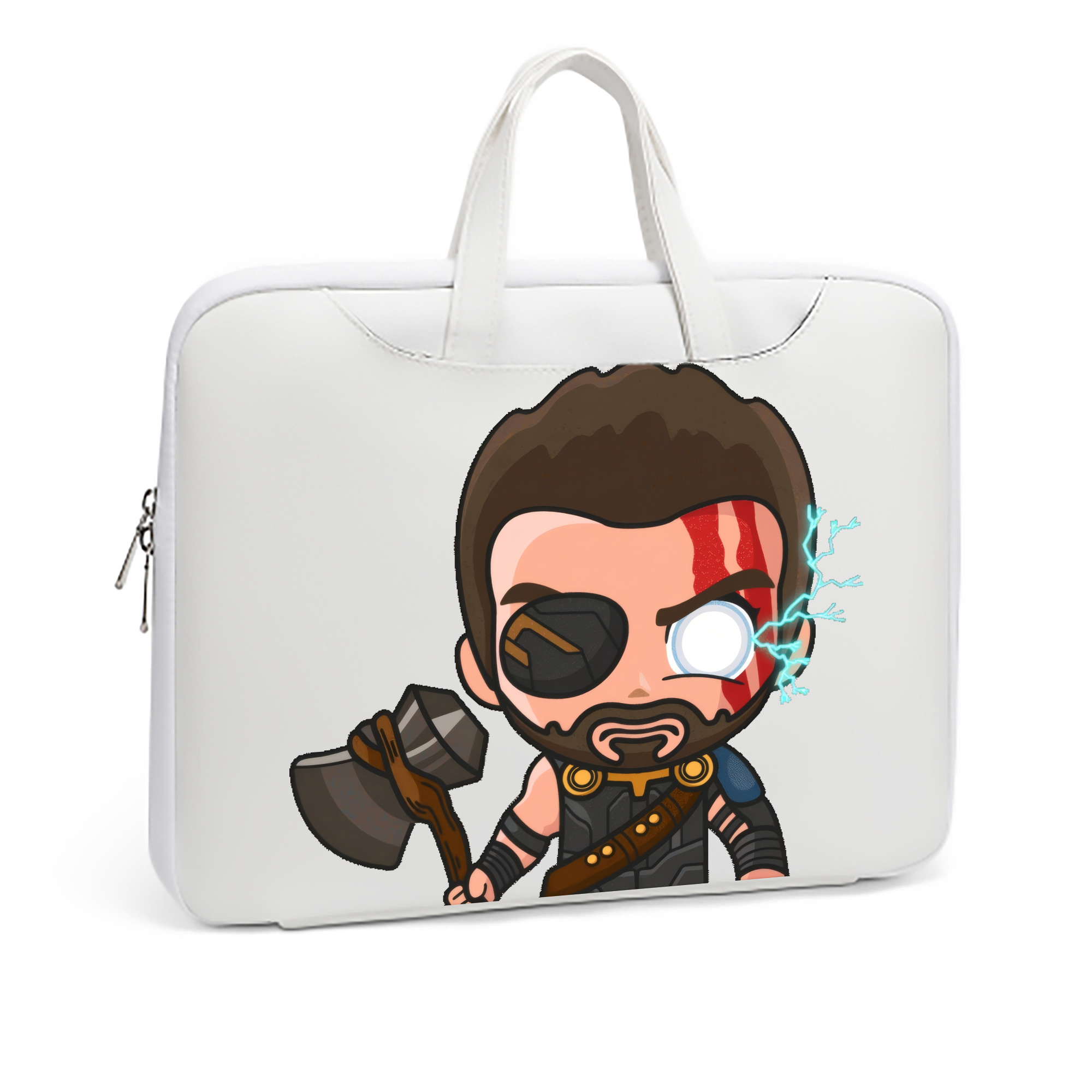（画像用） アベンジャーズ The Avengers レザーラップトップバッグ　ノートパソコンケース