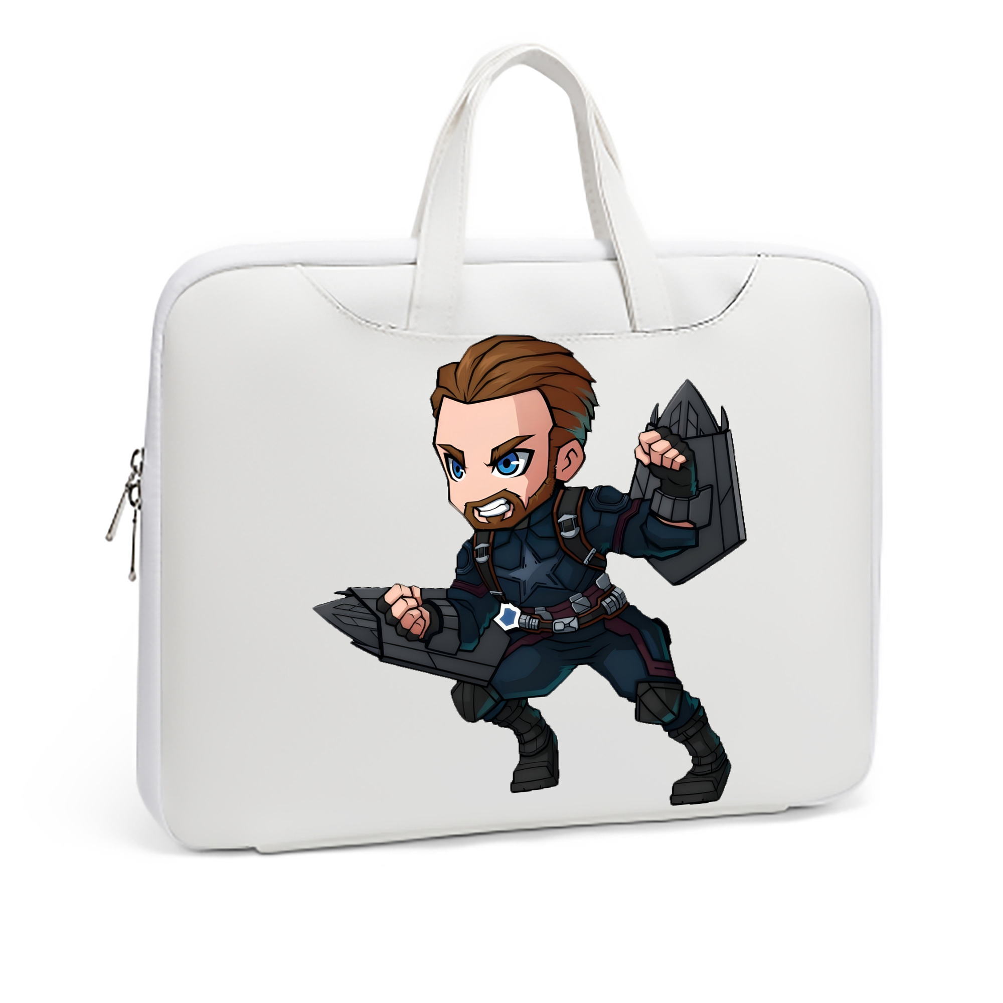 （画像用） アベンジャーズ The Avengers レザーラップトップバッグ　ノートパソコンケース