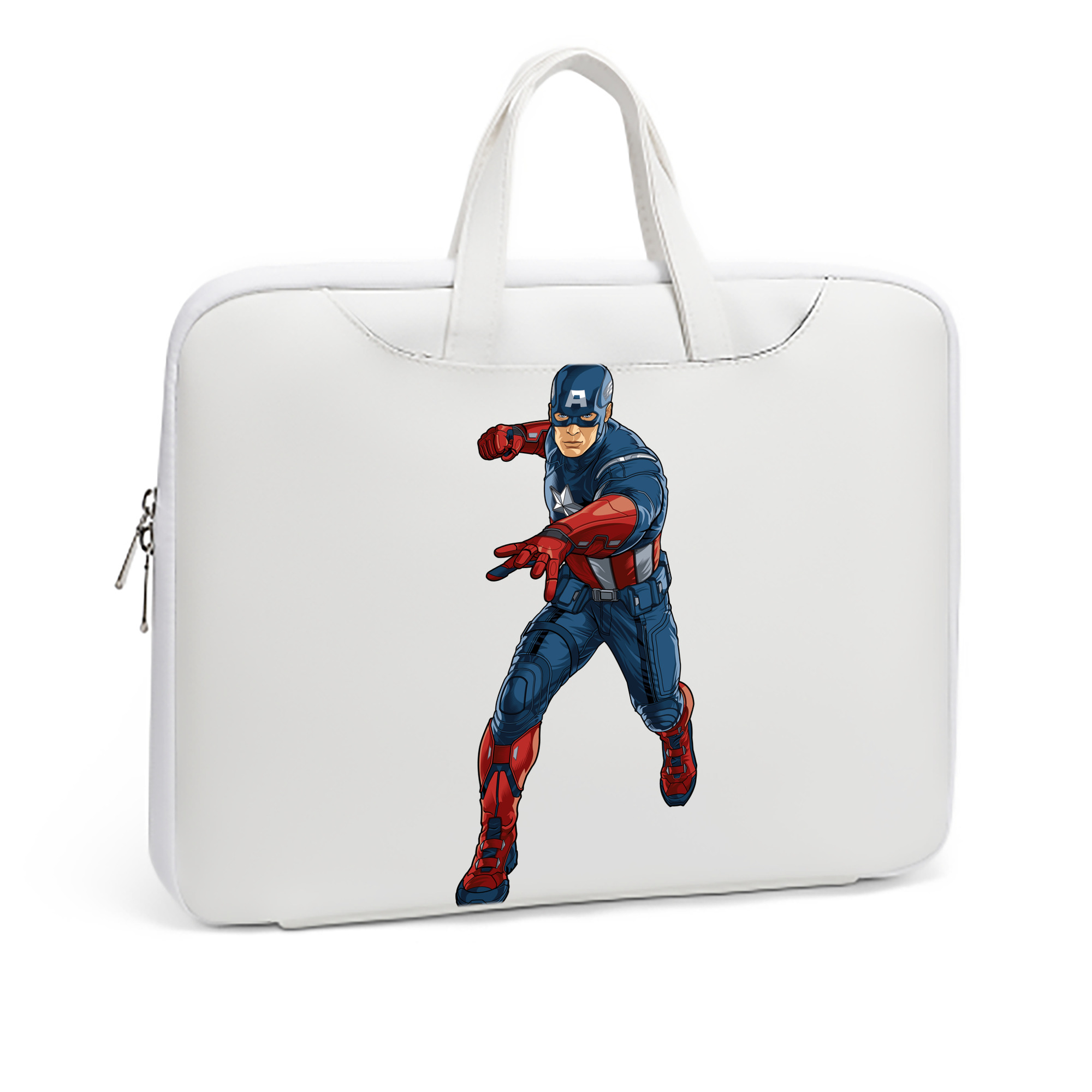 （画像用） アベンジャーズ The Avengers レザーラップトップバッグ　ノートパソコンケース