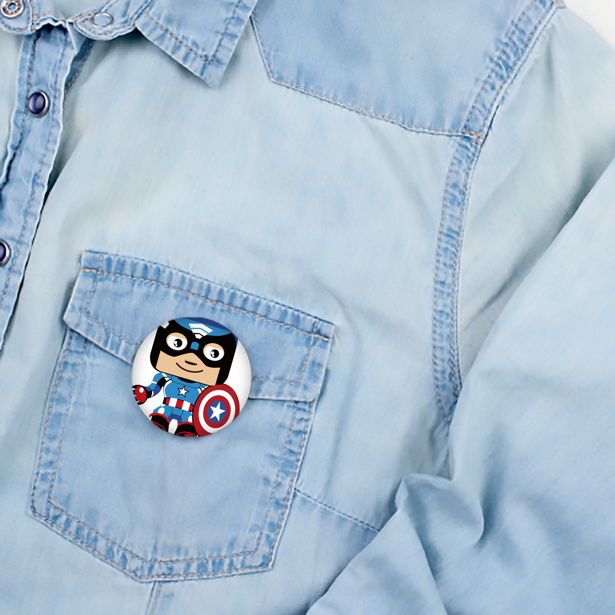 アベンジャーズ The Avengers 6cm 缶バッジ 複数セット