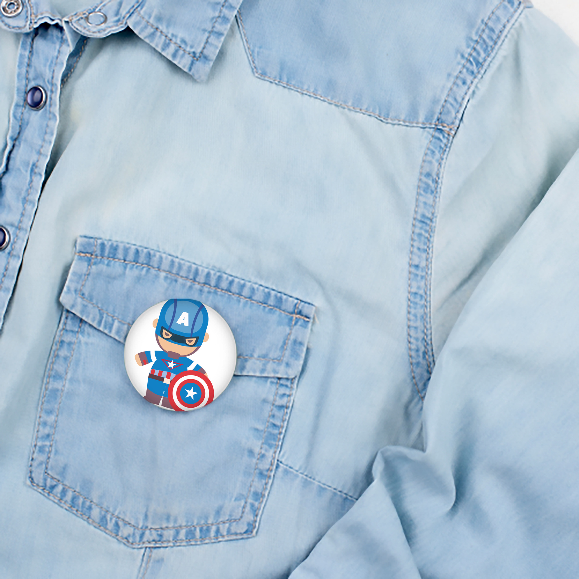 アベンジャーズ The Avengers 6cm 缶バッジ 複数セット