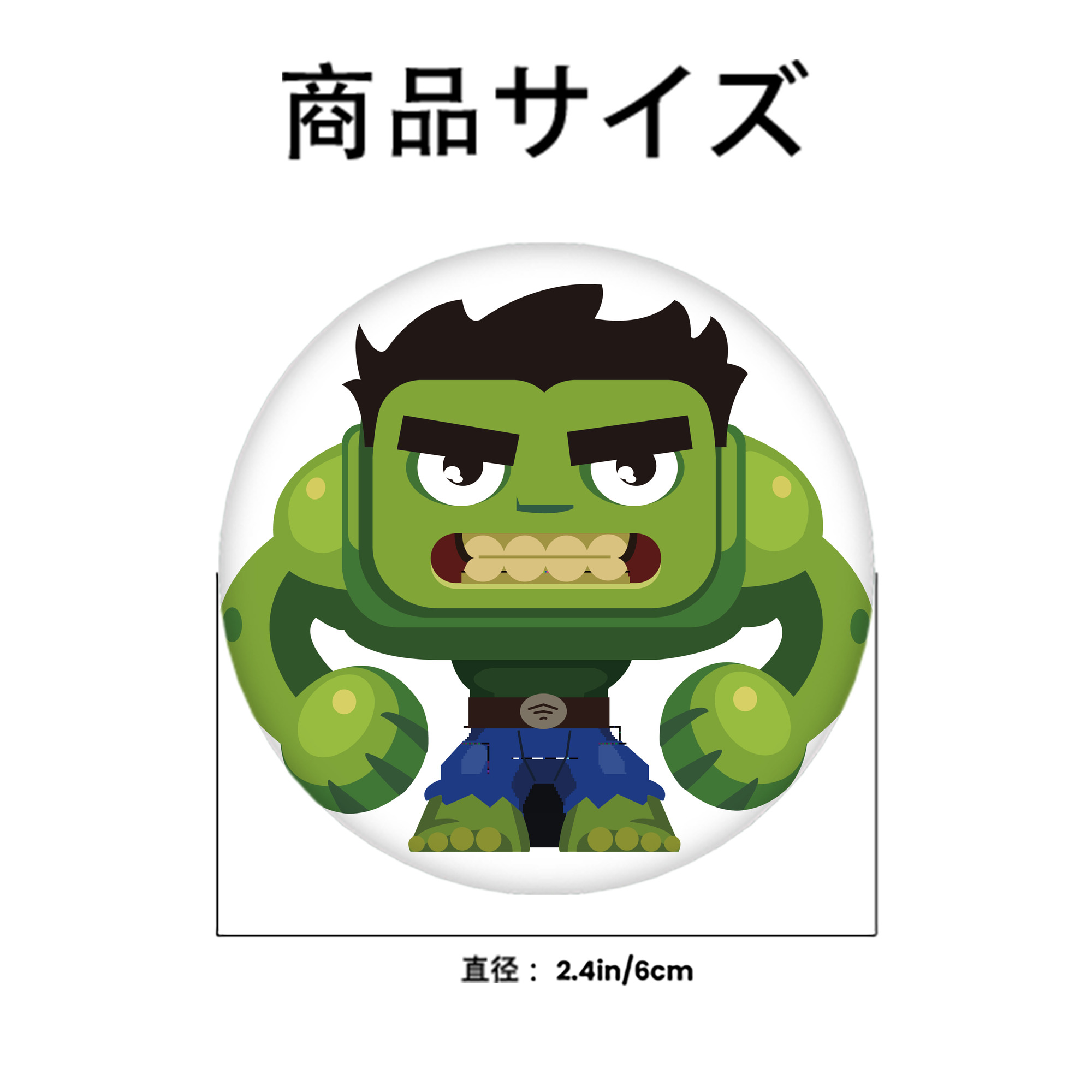 アベンジャーズ The Avengers 6cm 缶バッジ 複数セット