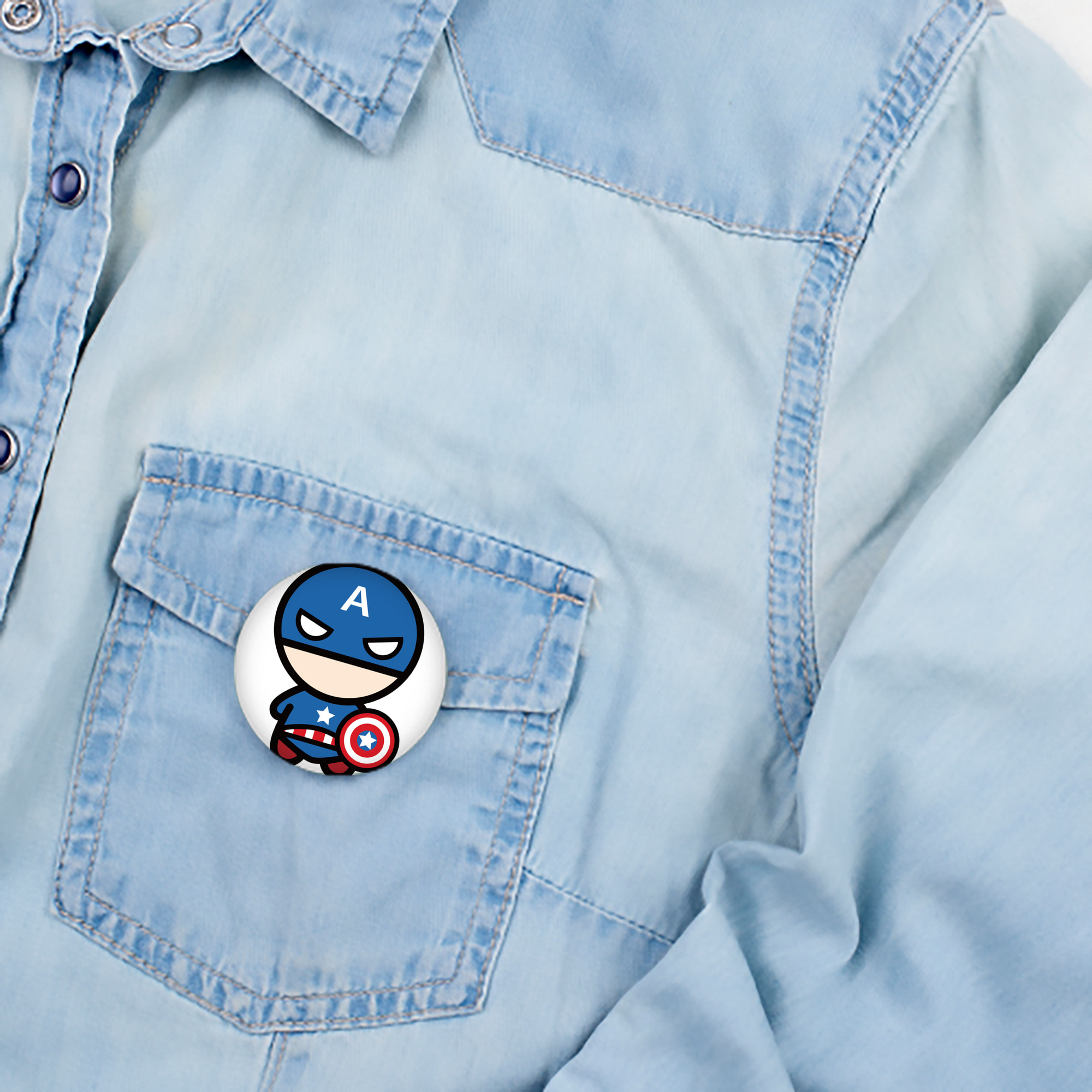 アベンジャーズ The Avengers 6cm 缶バッジ 複数セット