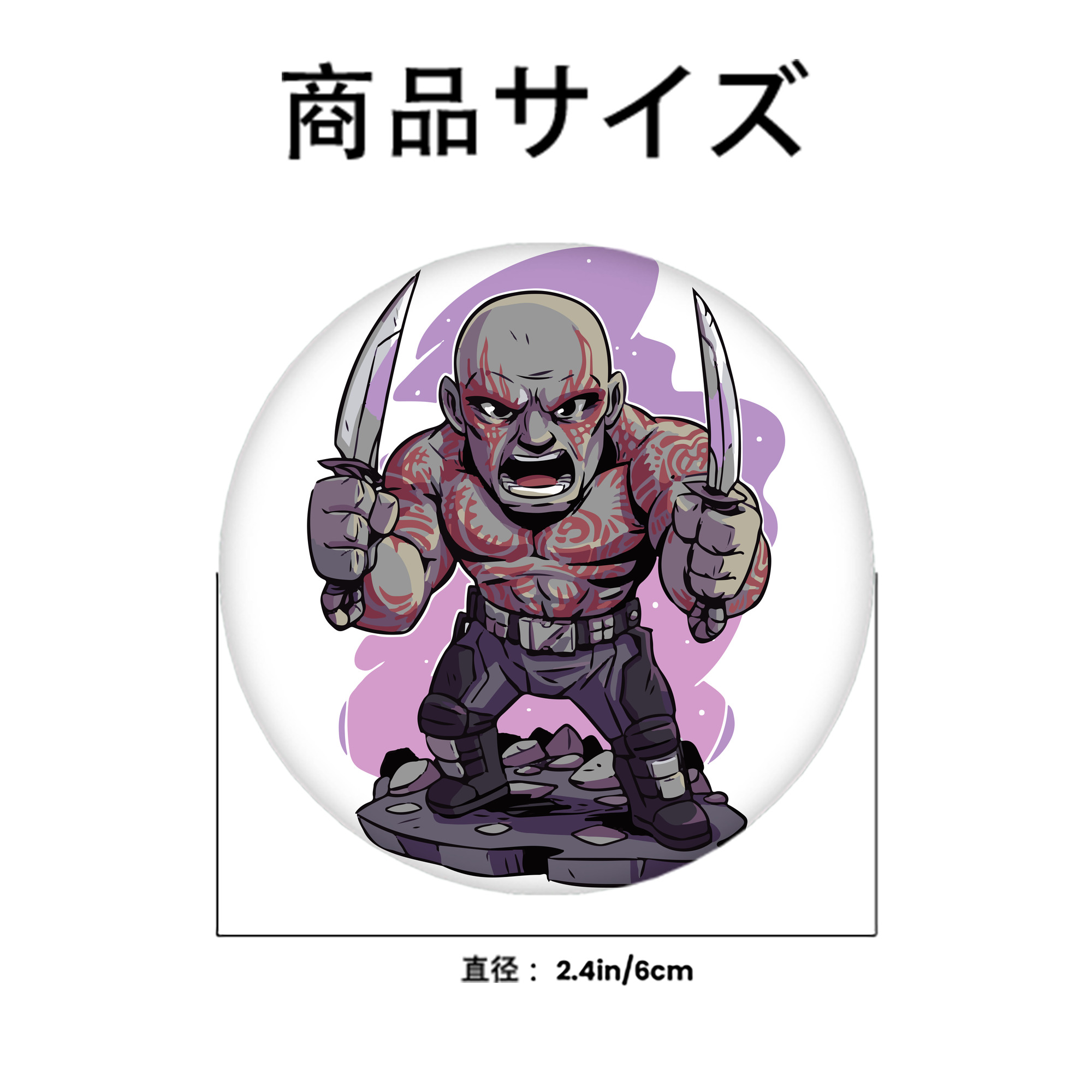 アベンジャーズ The Avengers 6cm 缶バッジ 複数セット