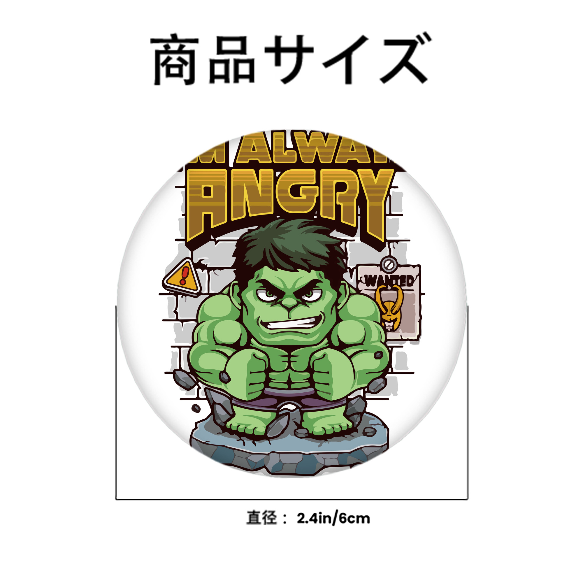 アベンジャーズ The Avengers 6cm 缶バッジ 複数セット