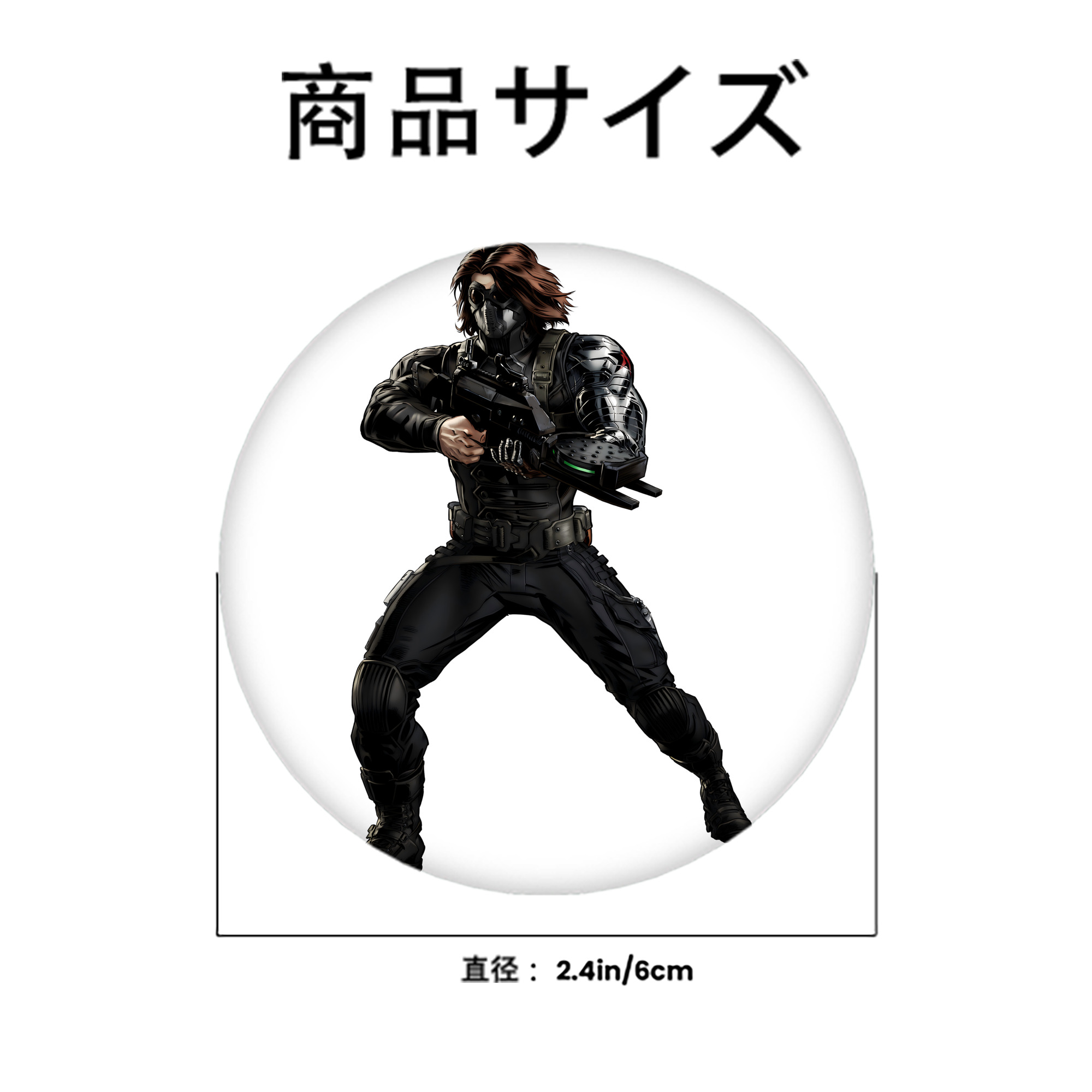 アベンジャーズ The Avengers 6cm 缶バッジ 複数セット
