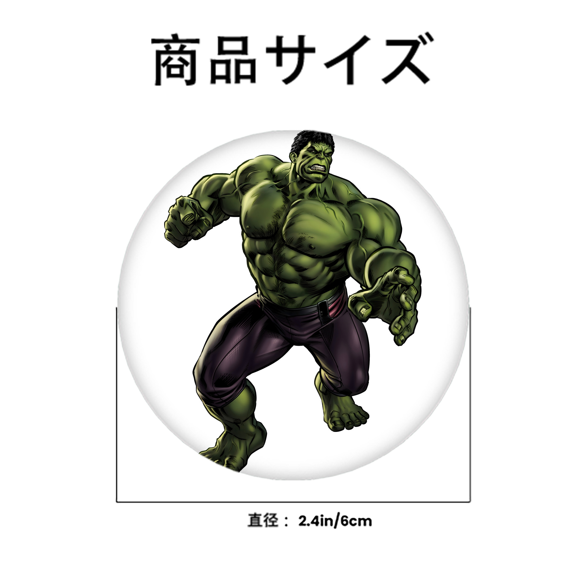 アベンジャーズ The Avengers 6cm 缶バッジ 複数セット