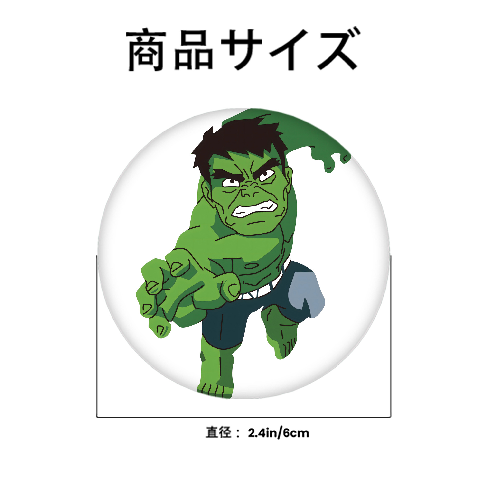 アベンジャーズ The Avengers 6cm 缶バッジ 複数セット