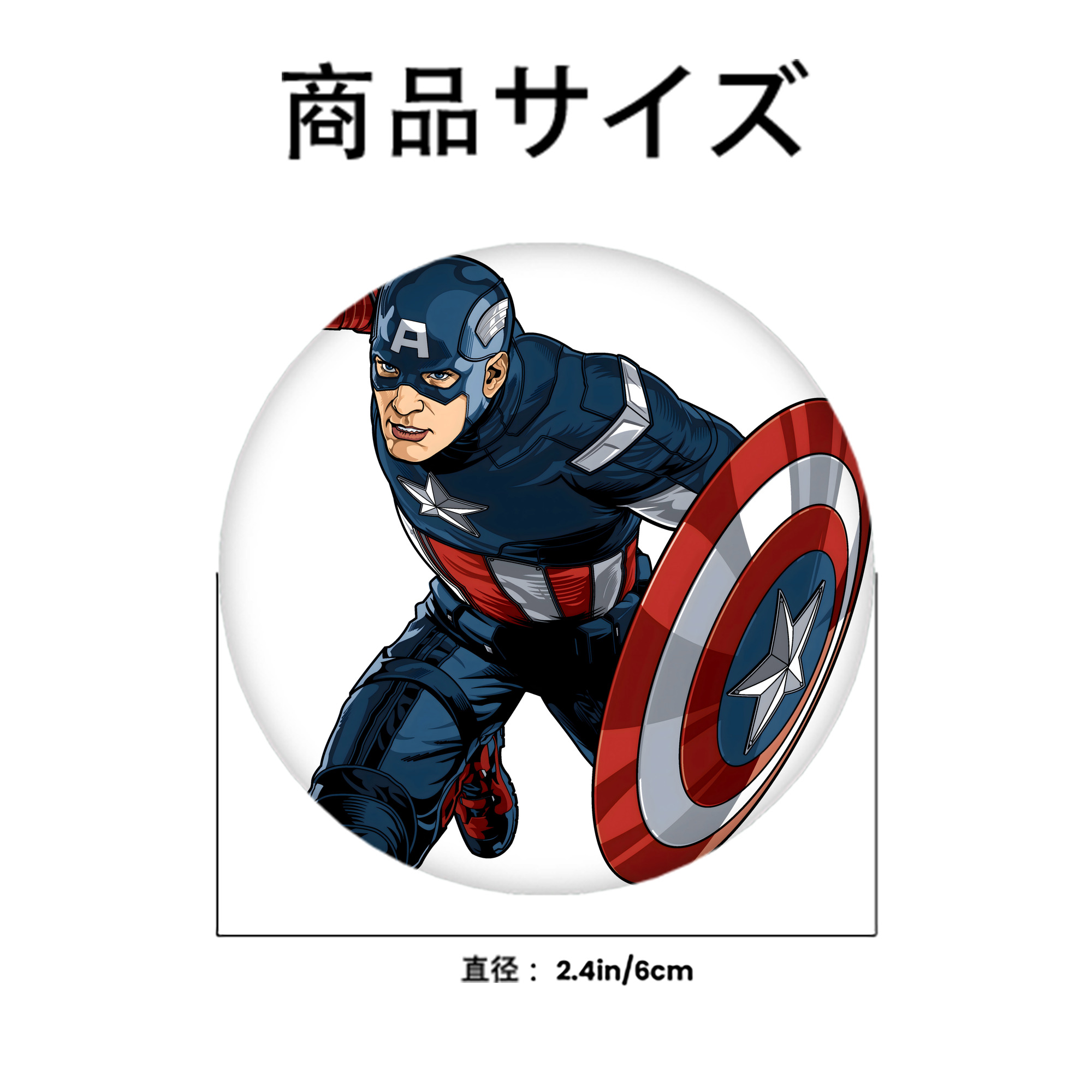 アベンジャーズ The Avengers 6cm 缶バッジ 複数セット