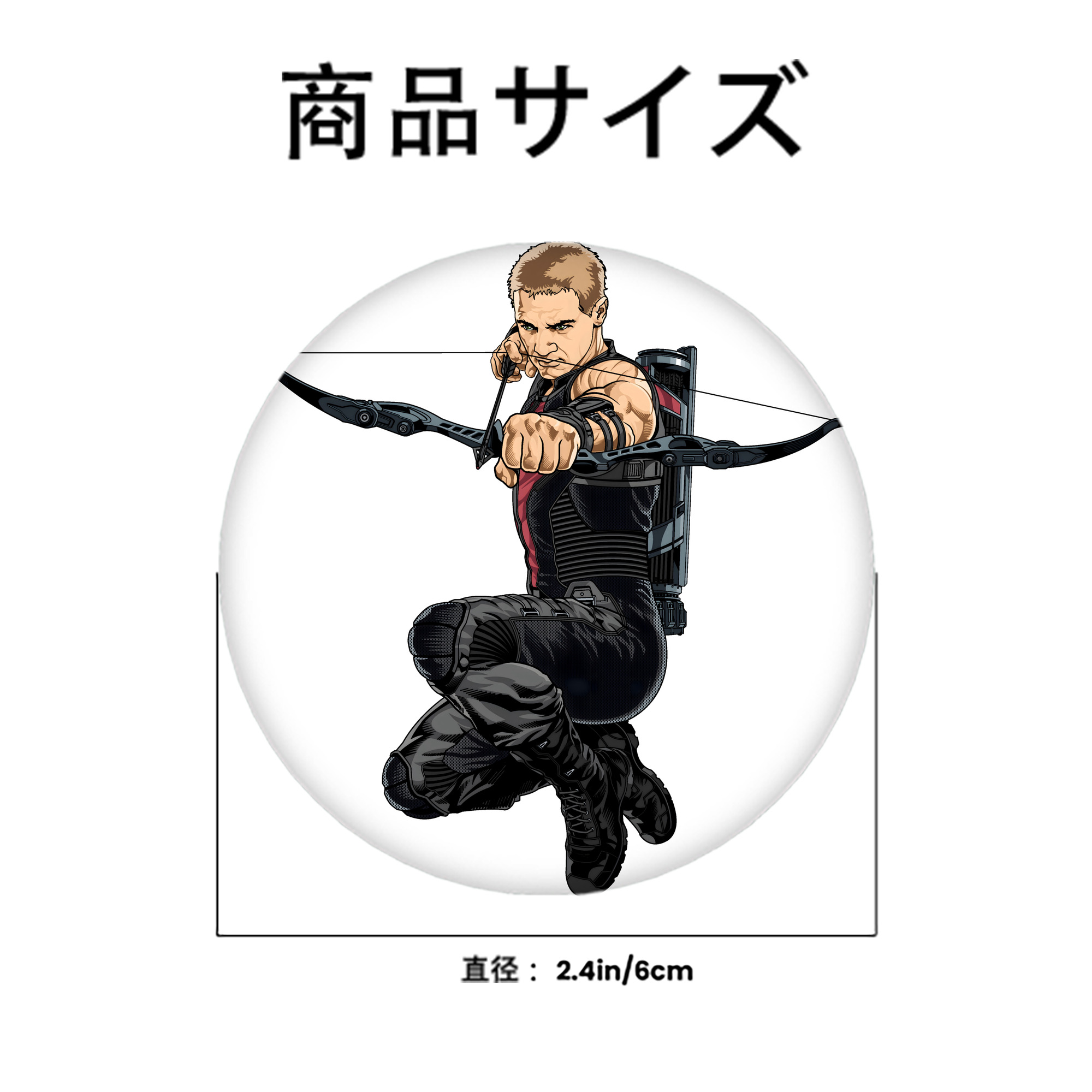 アベンジャーズ The Avengers 6cm 缶バッジ 複数セット