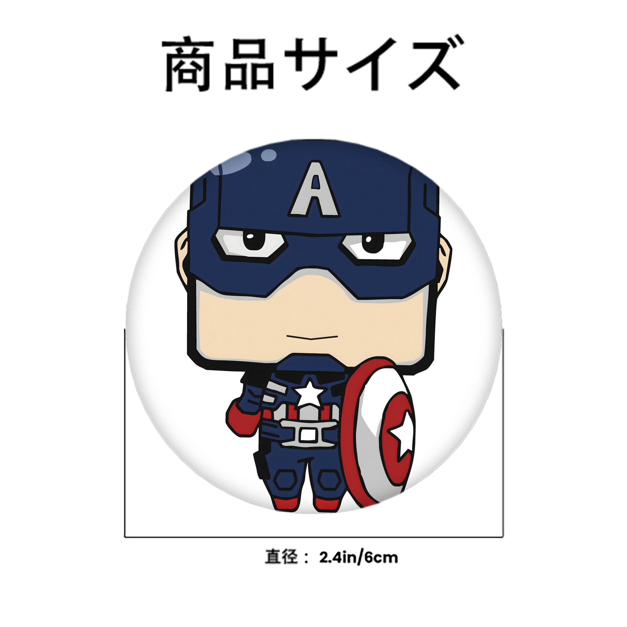 アベンジャーズ The Avengers 6cm 缶バッジ 複数セット