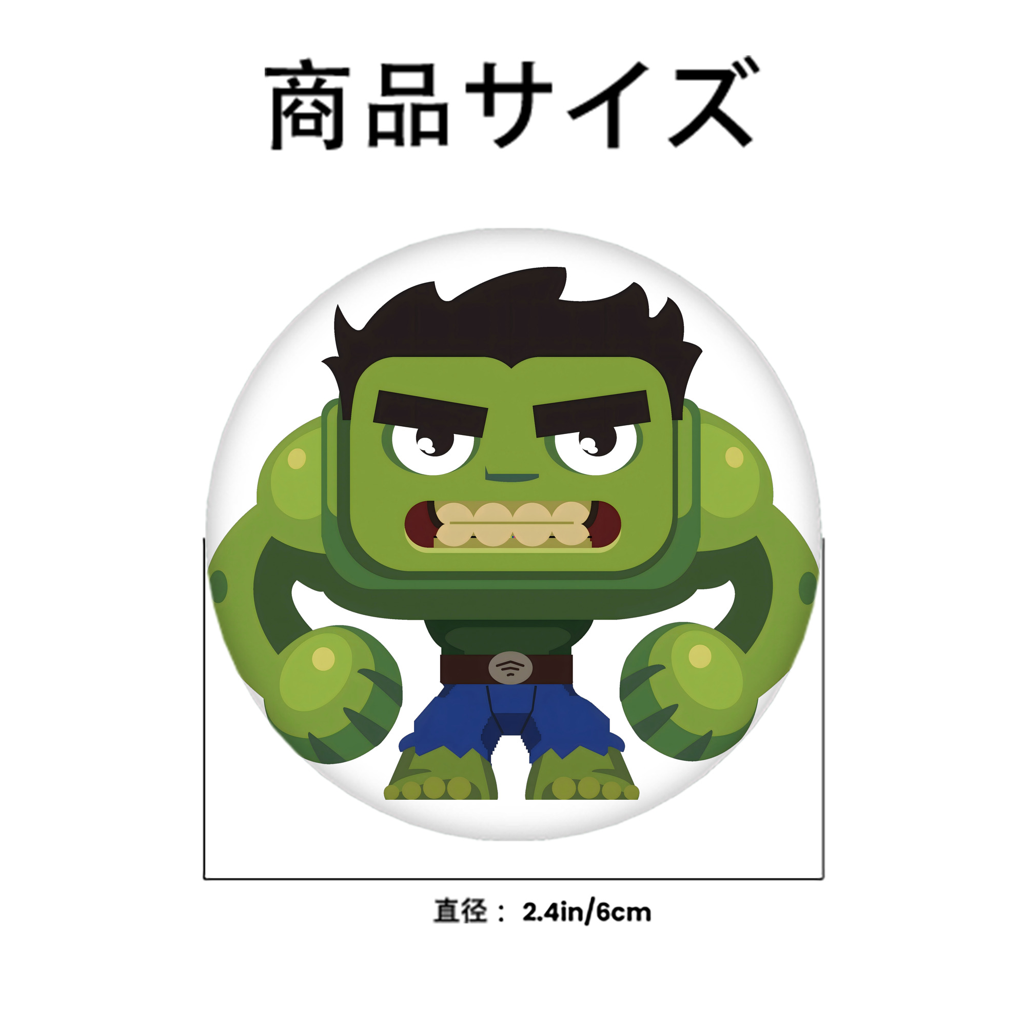 アベンジャーズ The Avengers 6cm 缶バッジ 複数セット