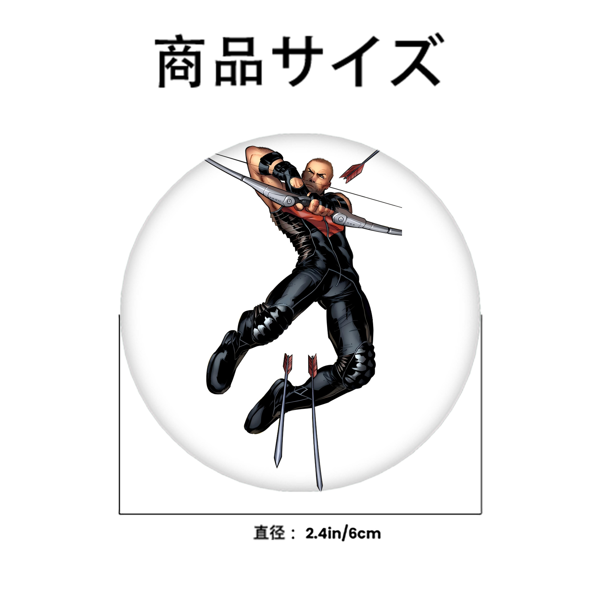 アベンジャーズ The Avengers 6cm 缶バッジ 複数セット