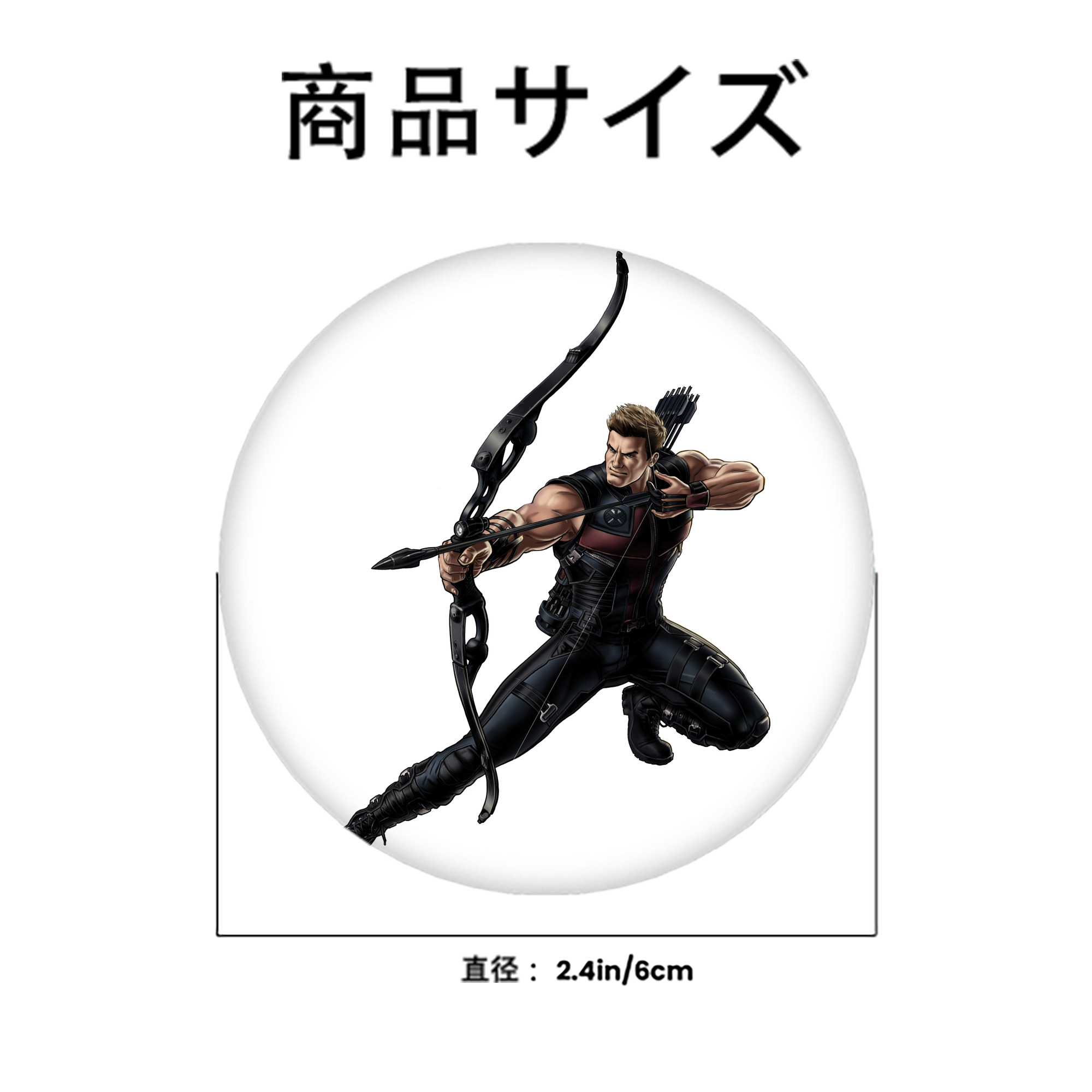 アベンジャーズ The Avengers 6cm 缶バッジ 複数セット