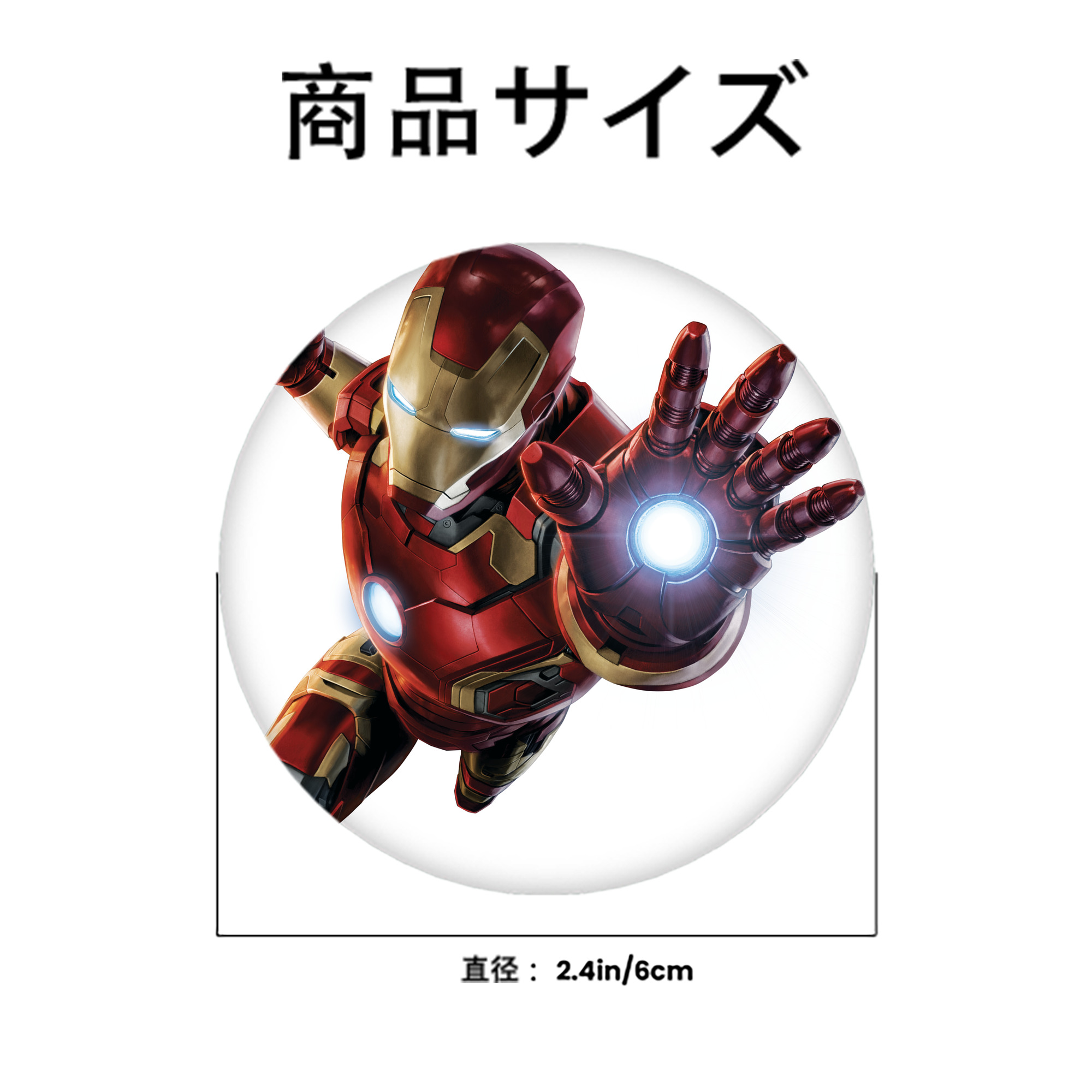 アベンジャーズ The Avengers 6cm 缶バッジ 複数セット