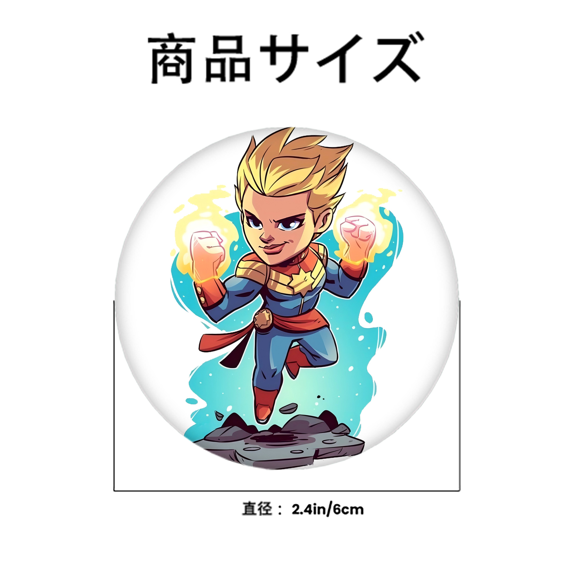 アベンジャーズ The Avengers 6cm 缶バッジ 複数セット