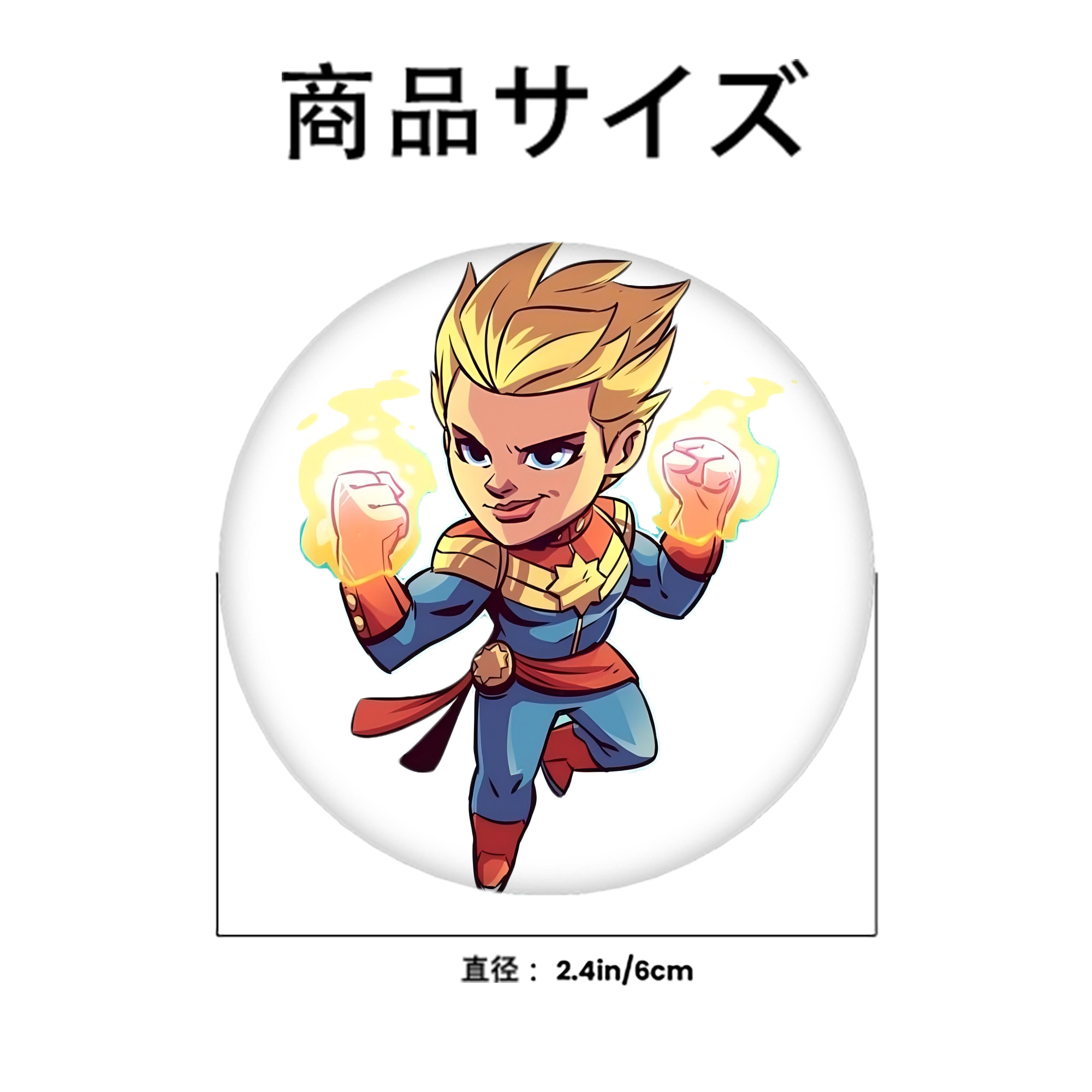 アベンジャーズ The Avengers 6cm 缶バッジ 複数セット
