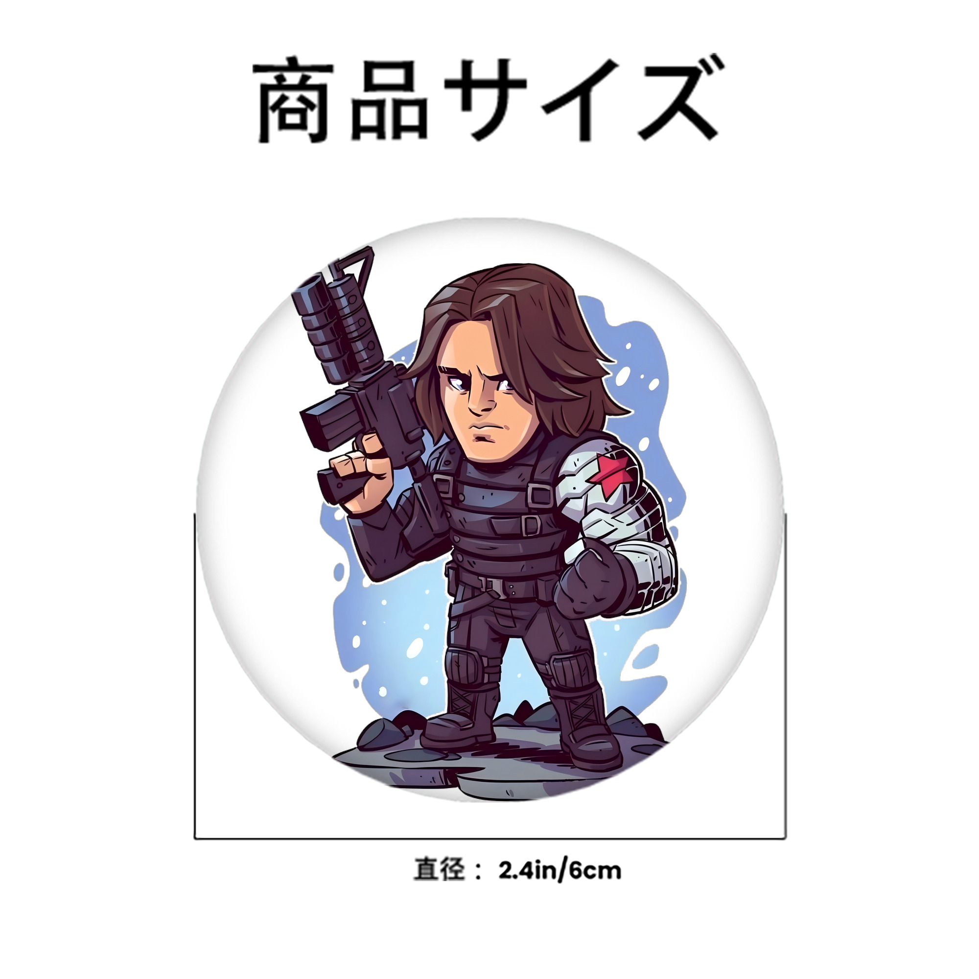 アベンジャーズ The Avengers 6cm 缶バッジ 複数セット