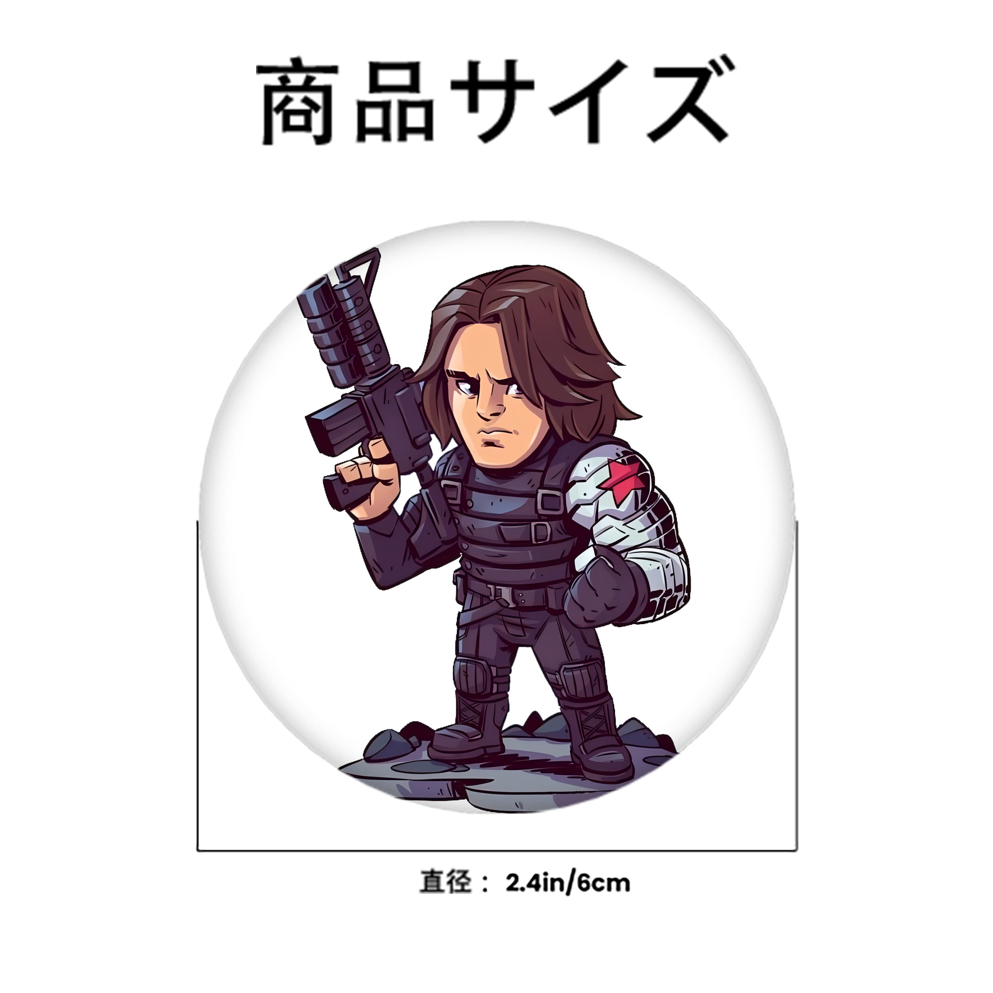 アベンジャーズ The Avengers 6cm 缶バッジ 複数セット