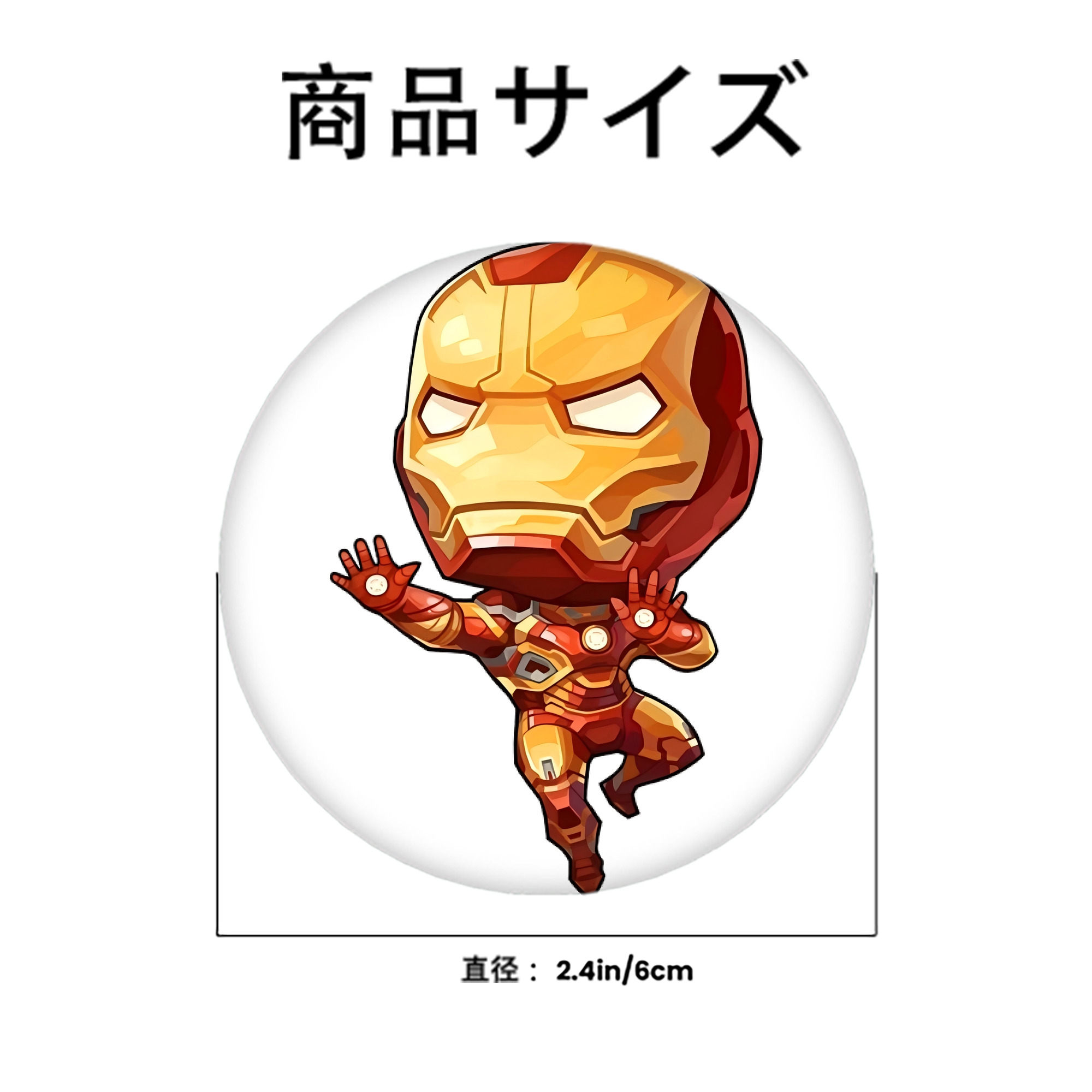 アベンジャーズ The Avengers 6cm 缶バッジ 複数セット