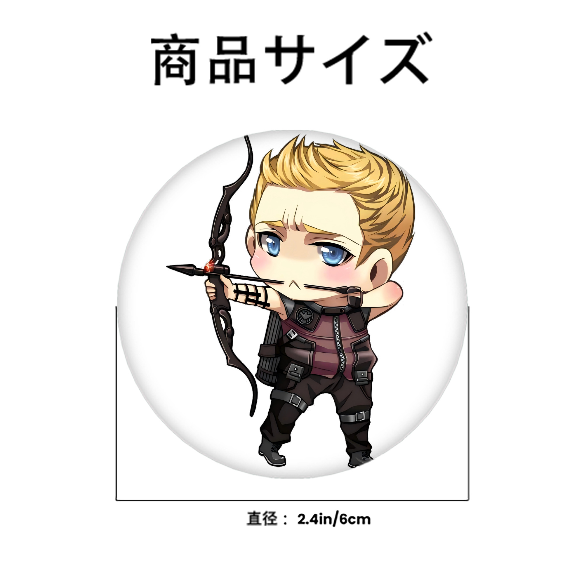 アベンジャーズ The Avengers 6cm 缶バッジ 複数セット