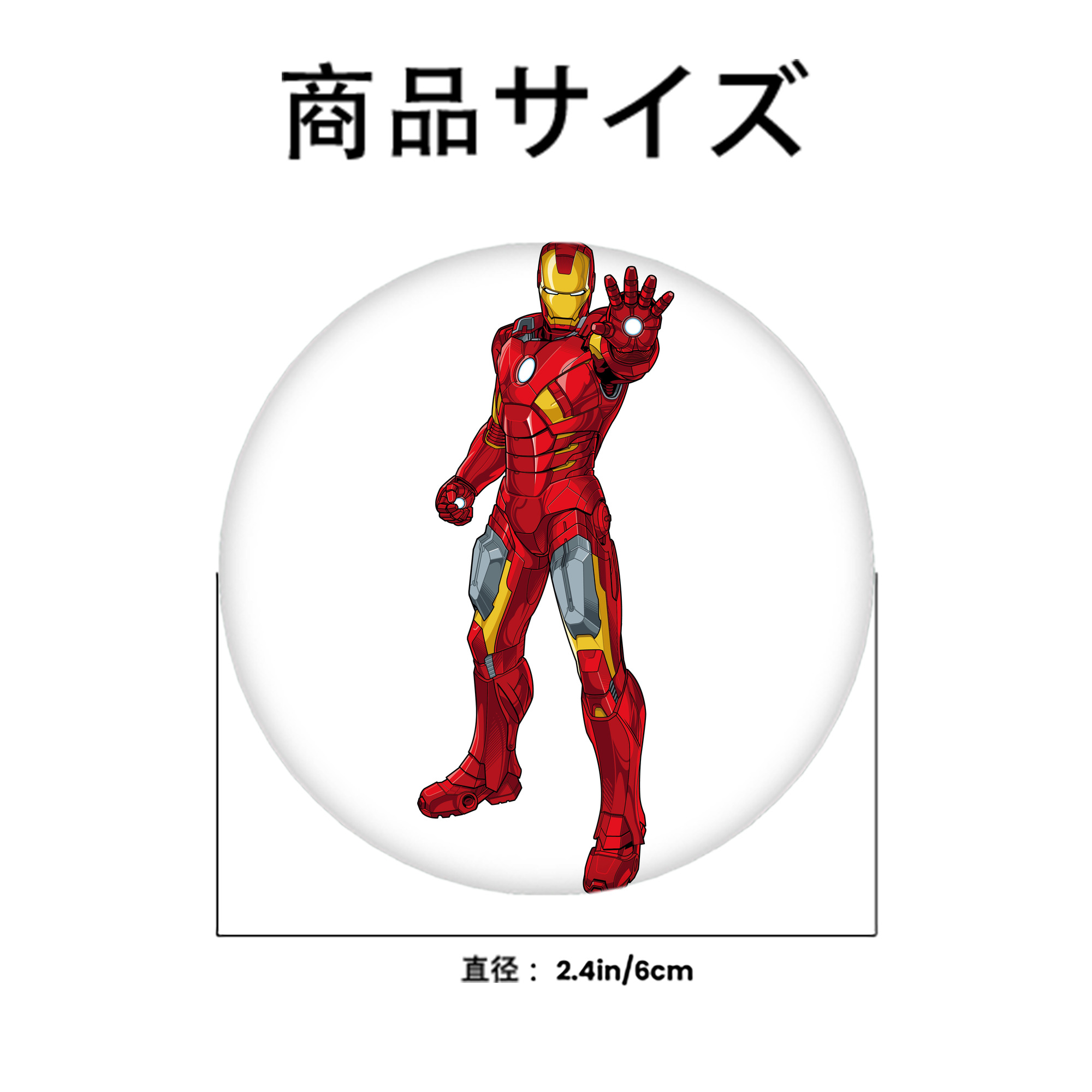 アベンジャーズ The Avengers 6cm 缶バッジ 複数セット