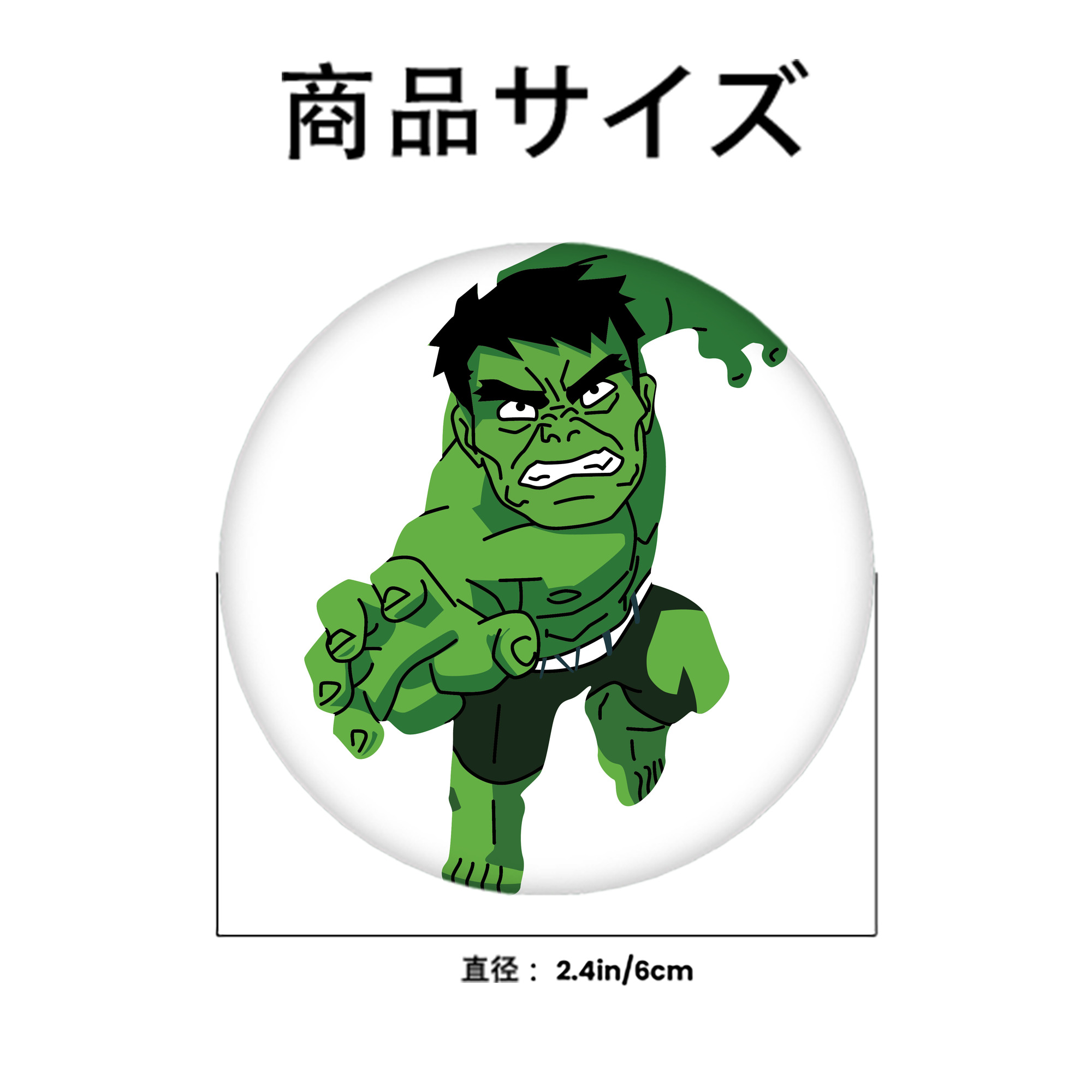 アベンジャーズ The Avengers 6cm 缶バッジ 複数セット
