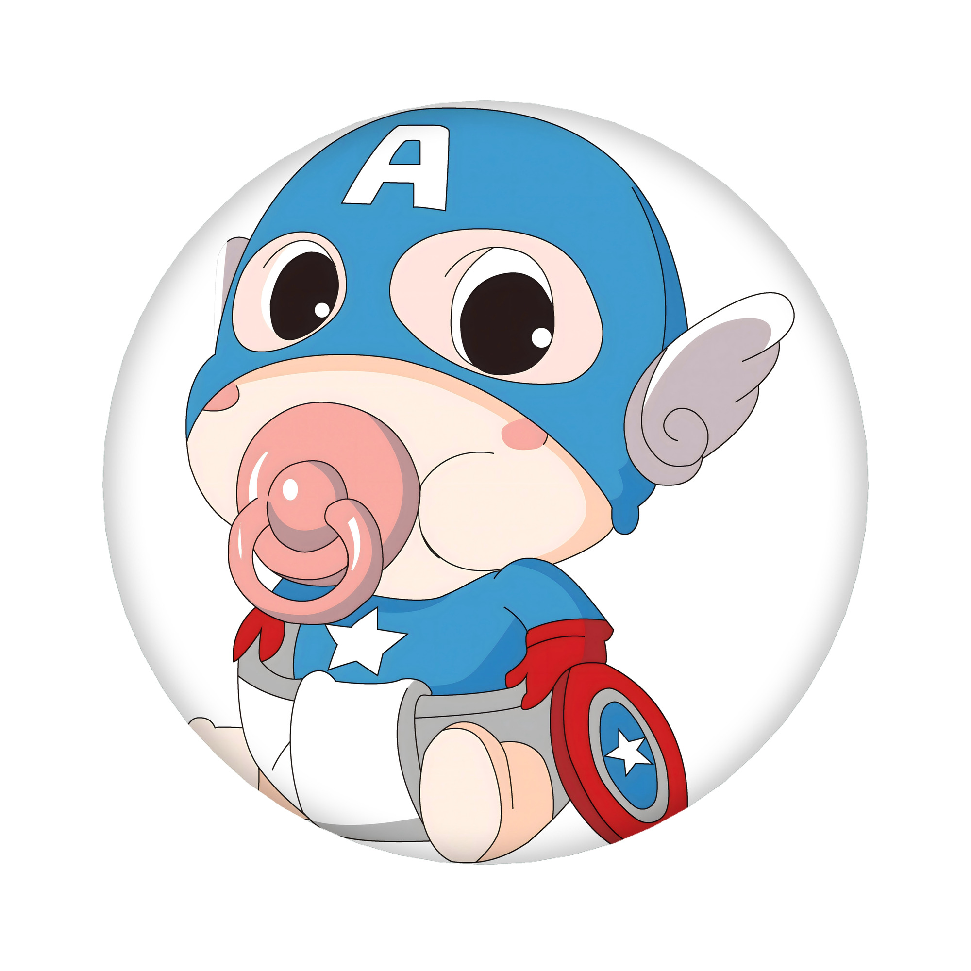 （画像用） アベンジャーズ The Avengers 6cm 缶バッジ 複数セット