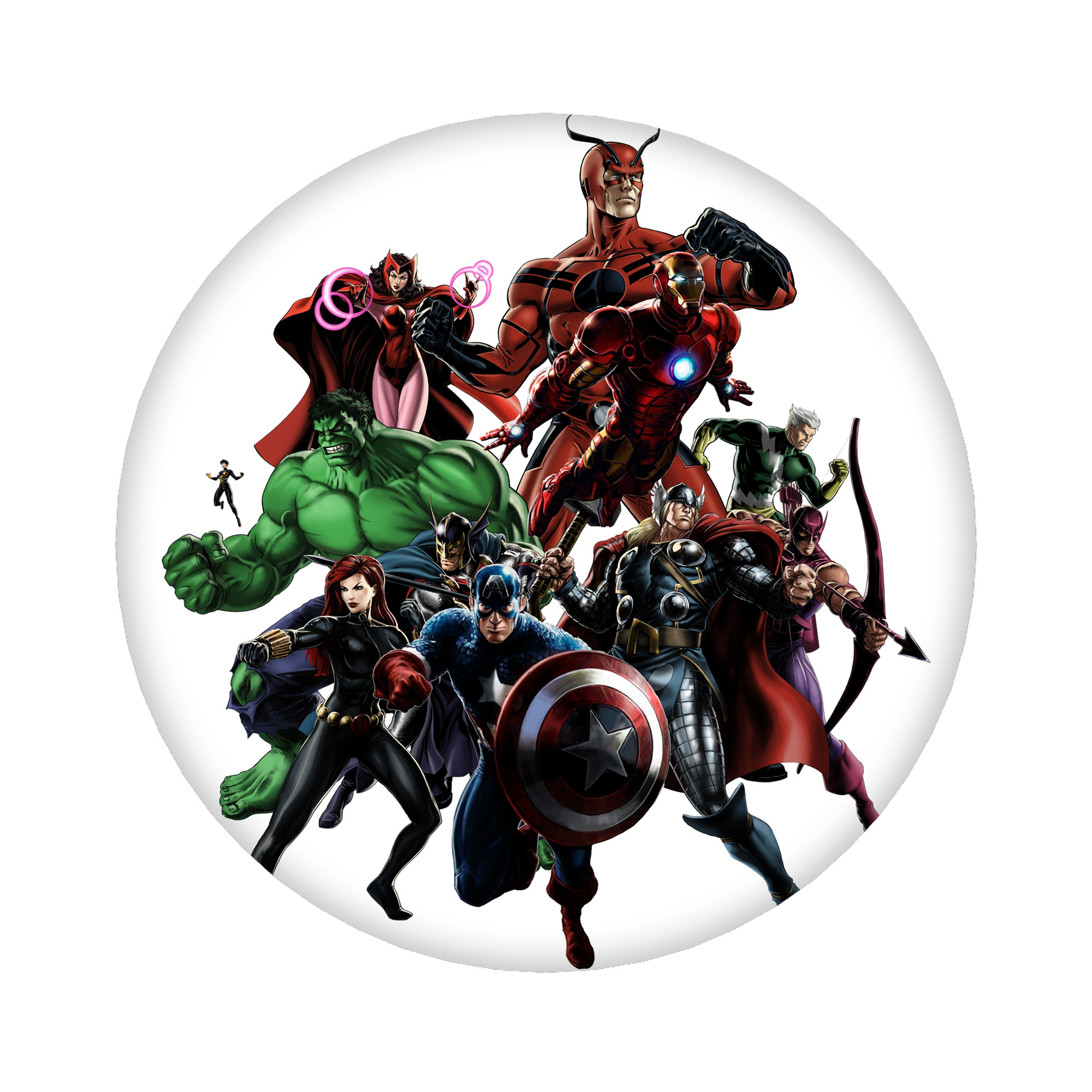 （画像用） アベンジャーズ The Avengers 6cm 缶バッジ 複数セット