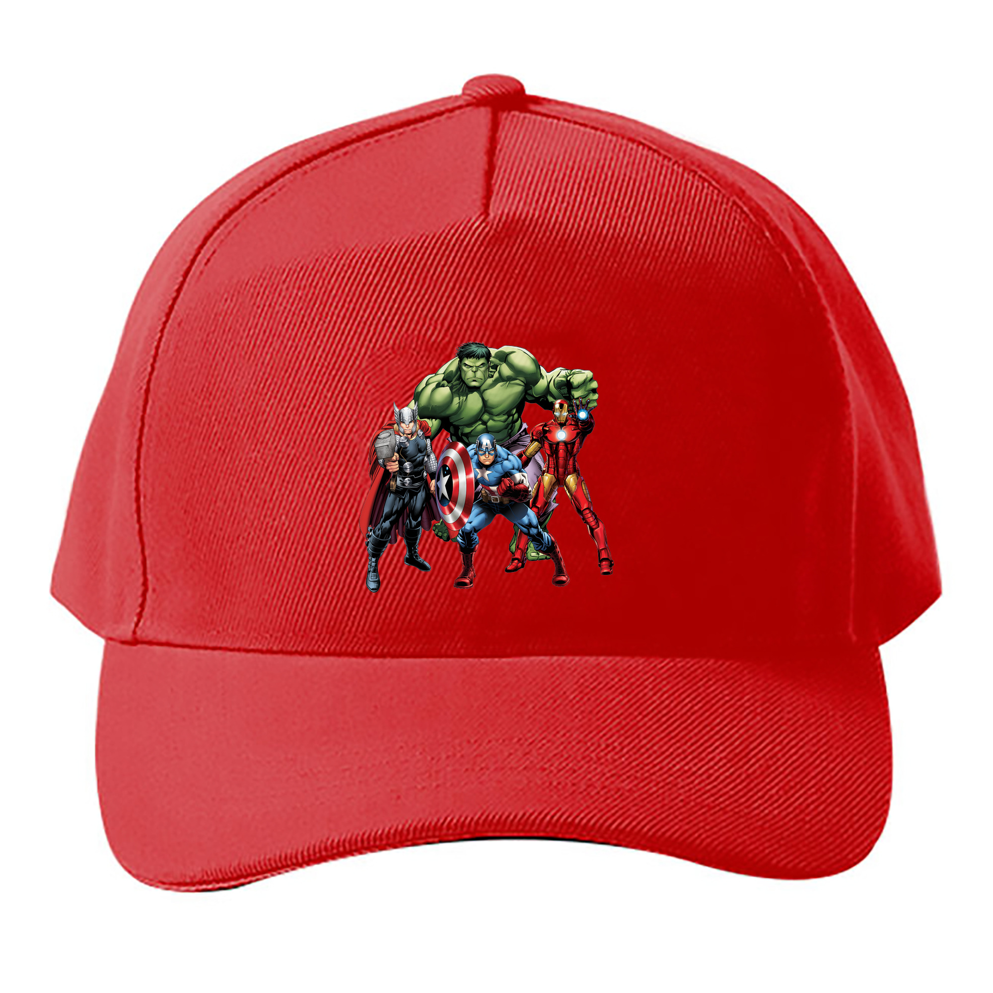 （画像用） アベンジャーズ The Avengers ベースボールキャップ 綿100％ 男女兼用 帽子 スポーツ
