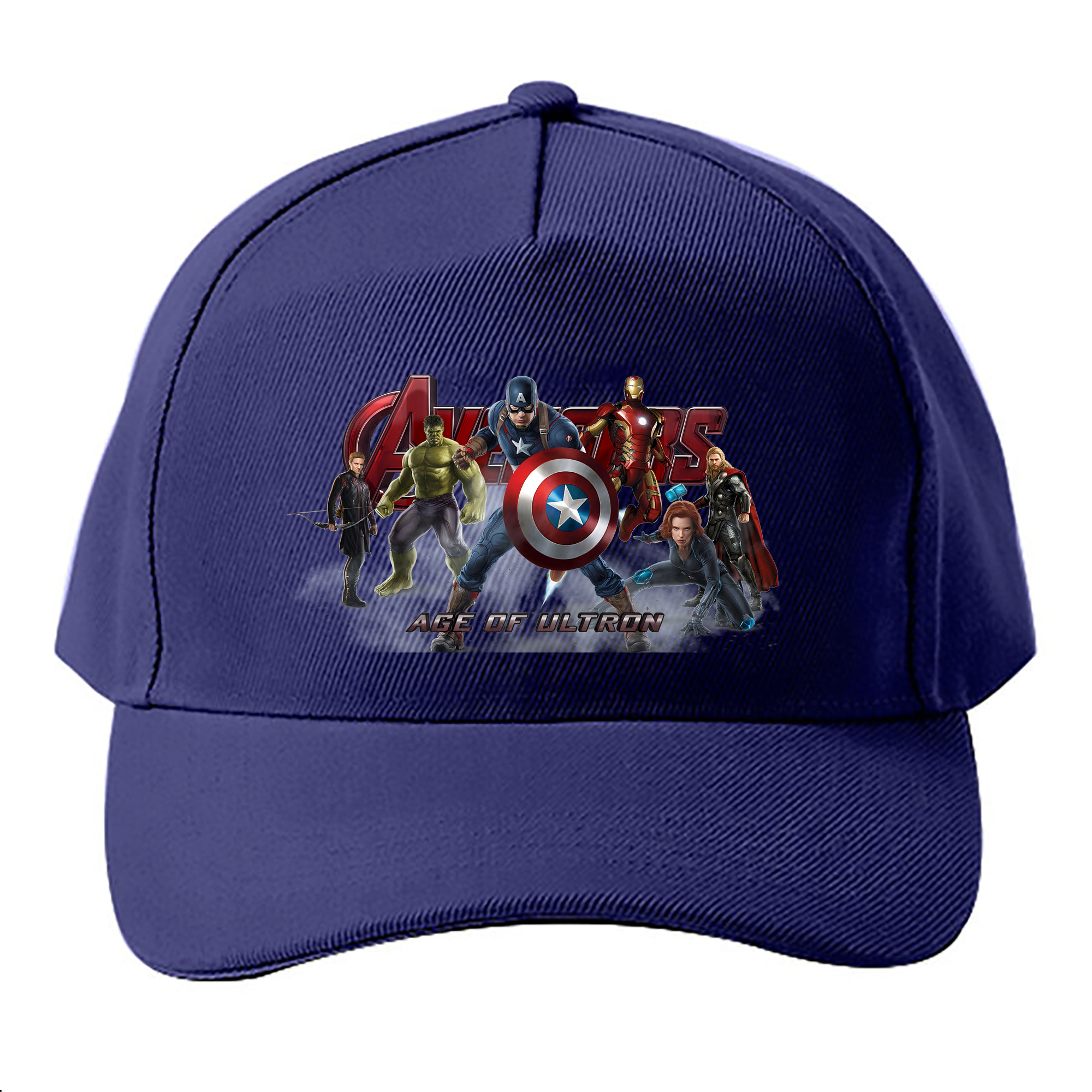 （画像用） アベンジャーズ The Avengers ベースボールキャップ 綿100％ 男女兼用 帽子 スポーツ