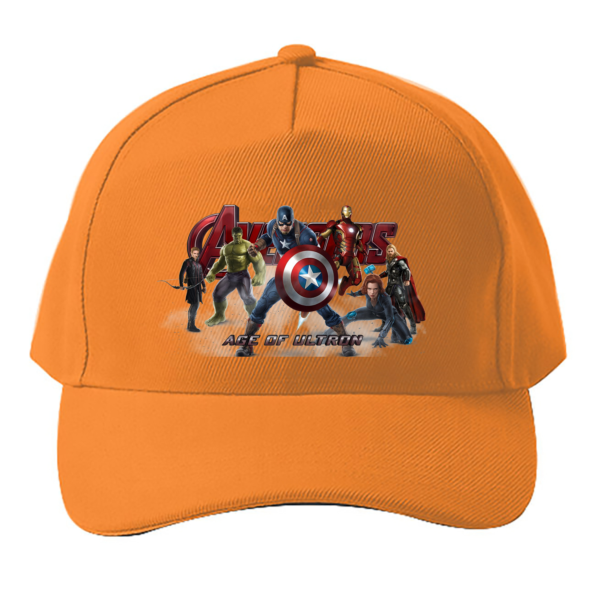 （画像用） アベンジャーズ The Avengers ベースボールキャップ 綿100％ 男女兼用 帽子 スポーツ
