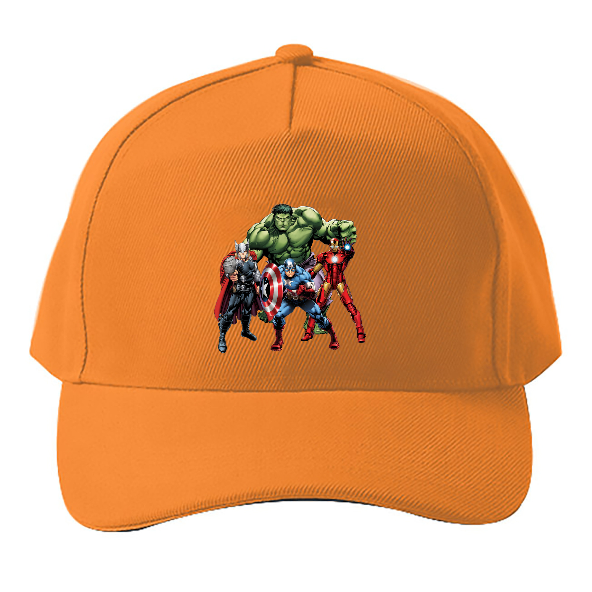 （画像用） アベンジャーズ The Avengers ベースボールキャップ 綿100％ 男女兼用 帽子 スポーツ