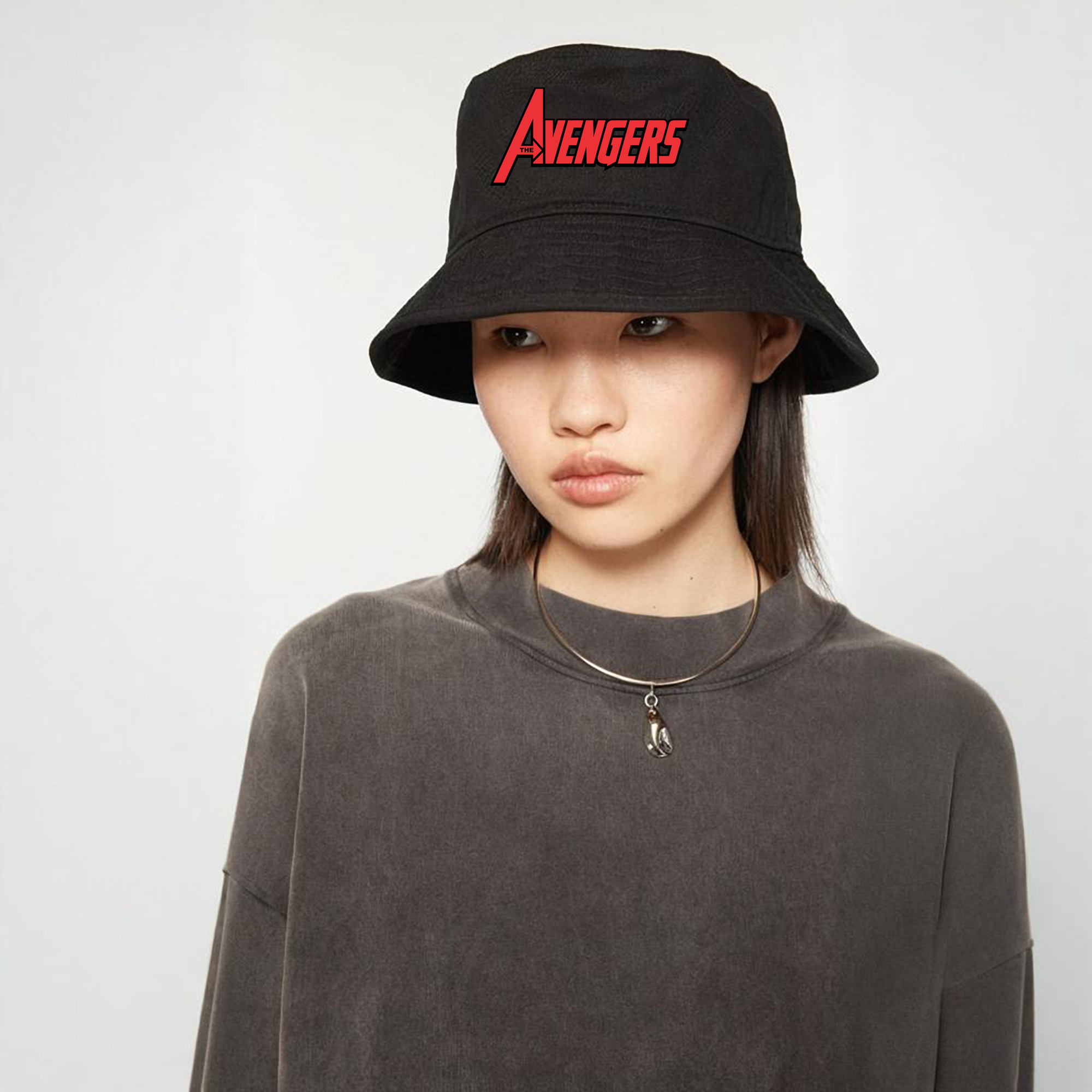 アベンジャーズ The Avengers アウトドア日除けバケットハット
