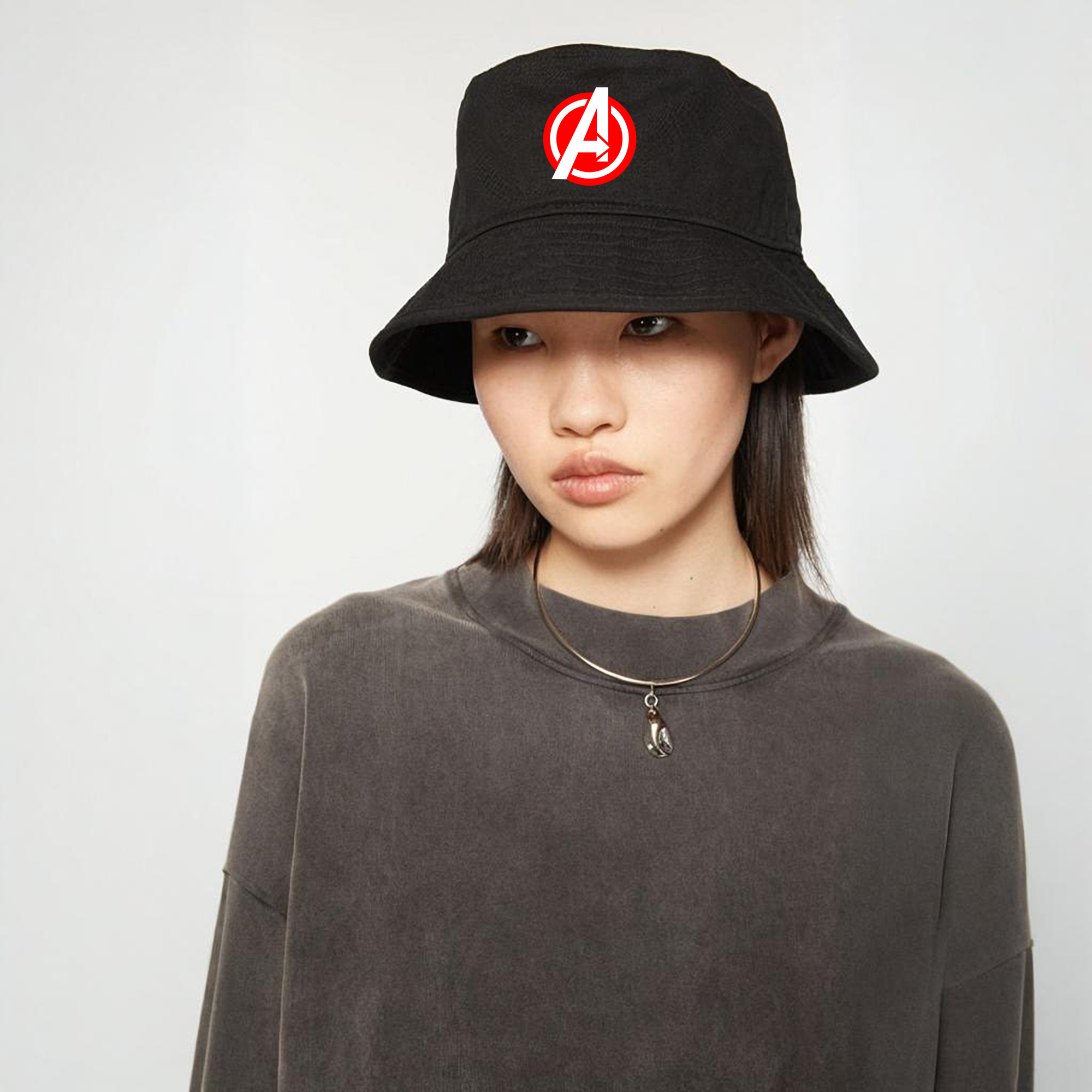 アベンジャーズ The Avengers アウトドア日除けバケットハット