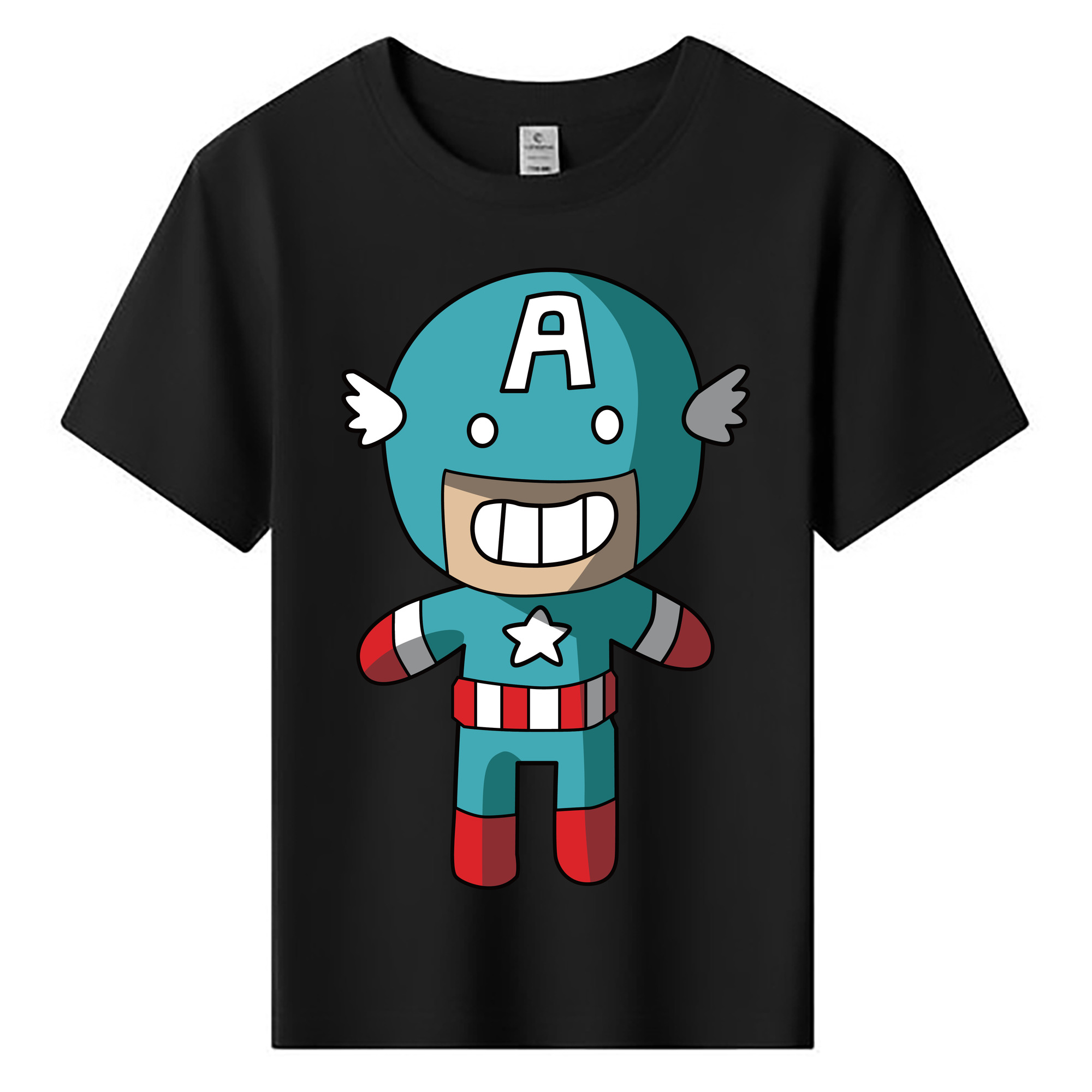 （画像用） アベンジャーズ The Avengers 綿100％キッズTシャツ（フロントプリント）