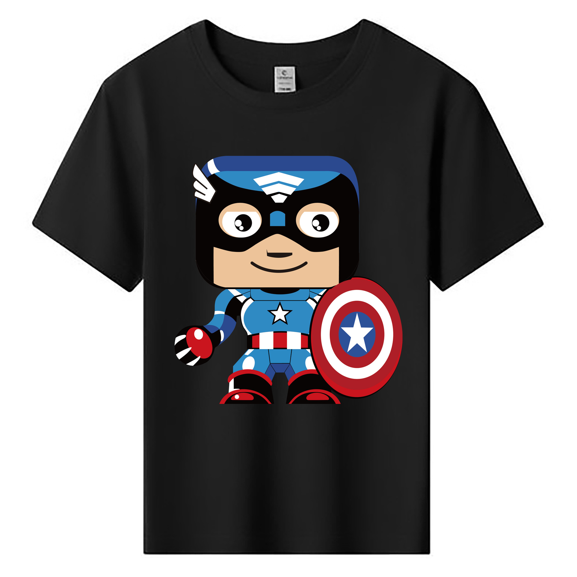 （画像用） アベンジャーズ The Avengers 綿100％キッズTシャツ（フロントプリント）