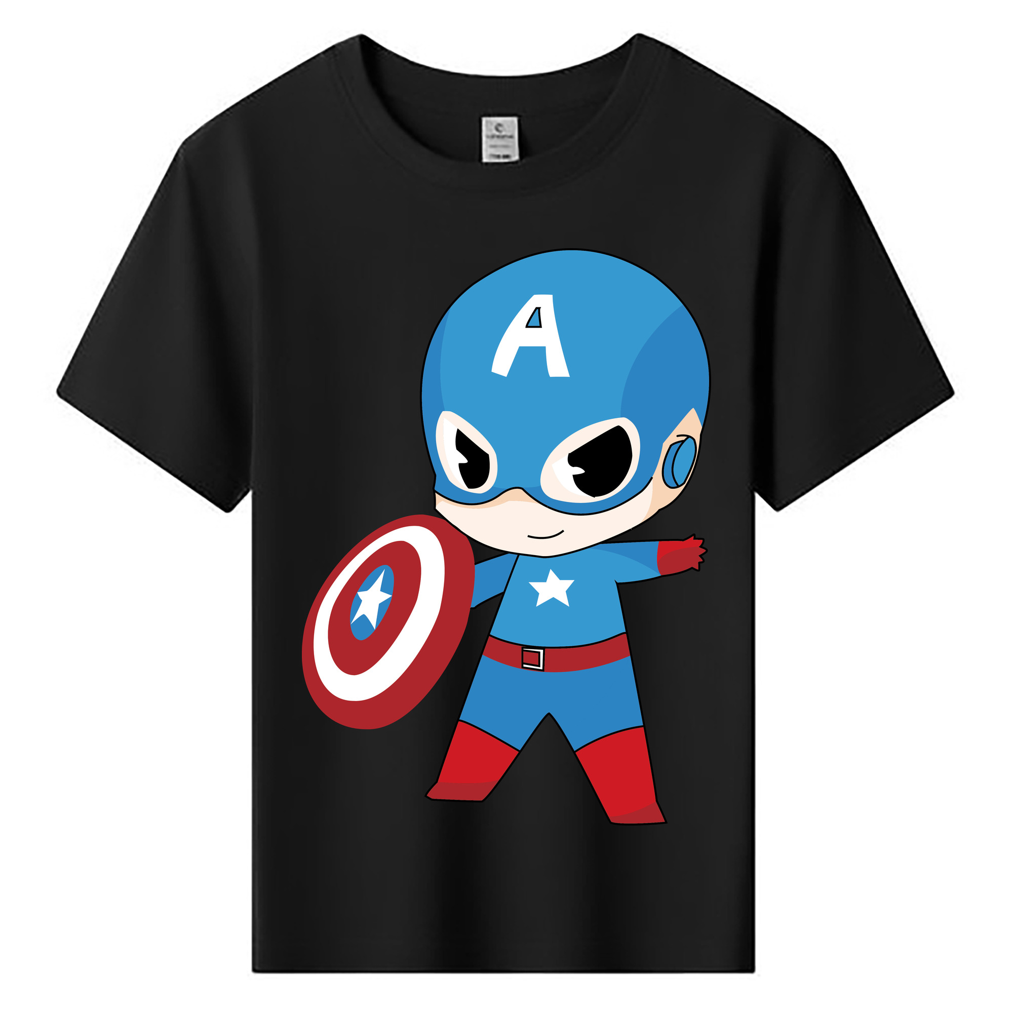 （画像用） アベンジャーズ The Avengers 綿100％キッズTシャツ（フロントプリント）
