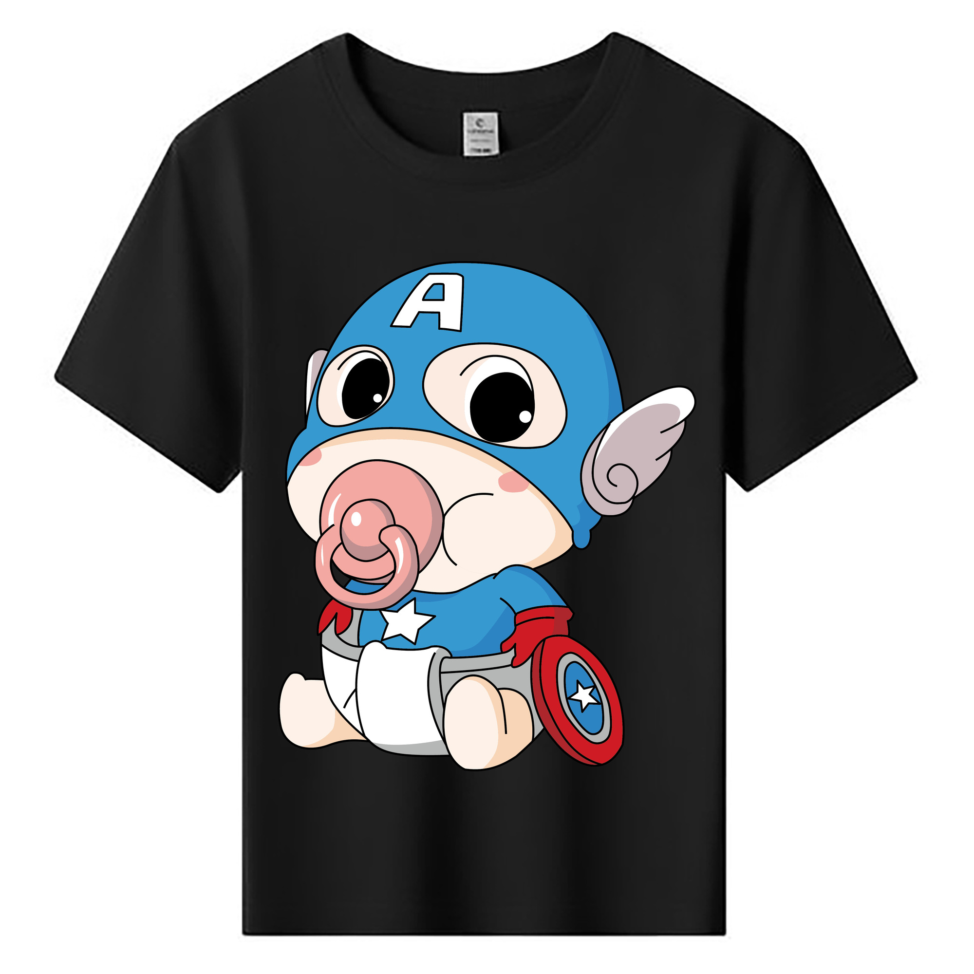 （画像用） アベンジャーズ The Avengers 綿100％キッズTシャツ（フロントプリント）