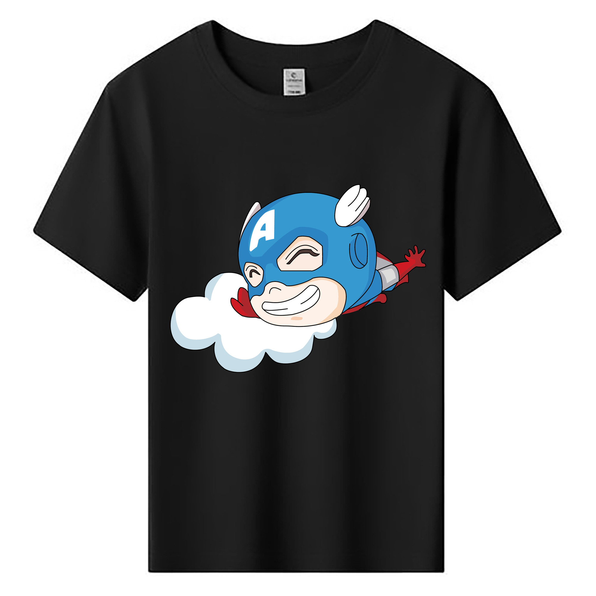 （画像用） アベンジャーズ The Avengers 綿100％キッズTシャツ（フロントプリント）