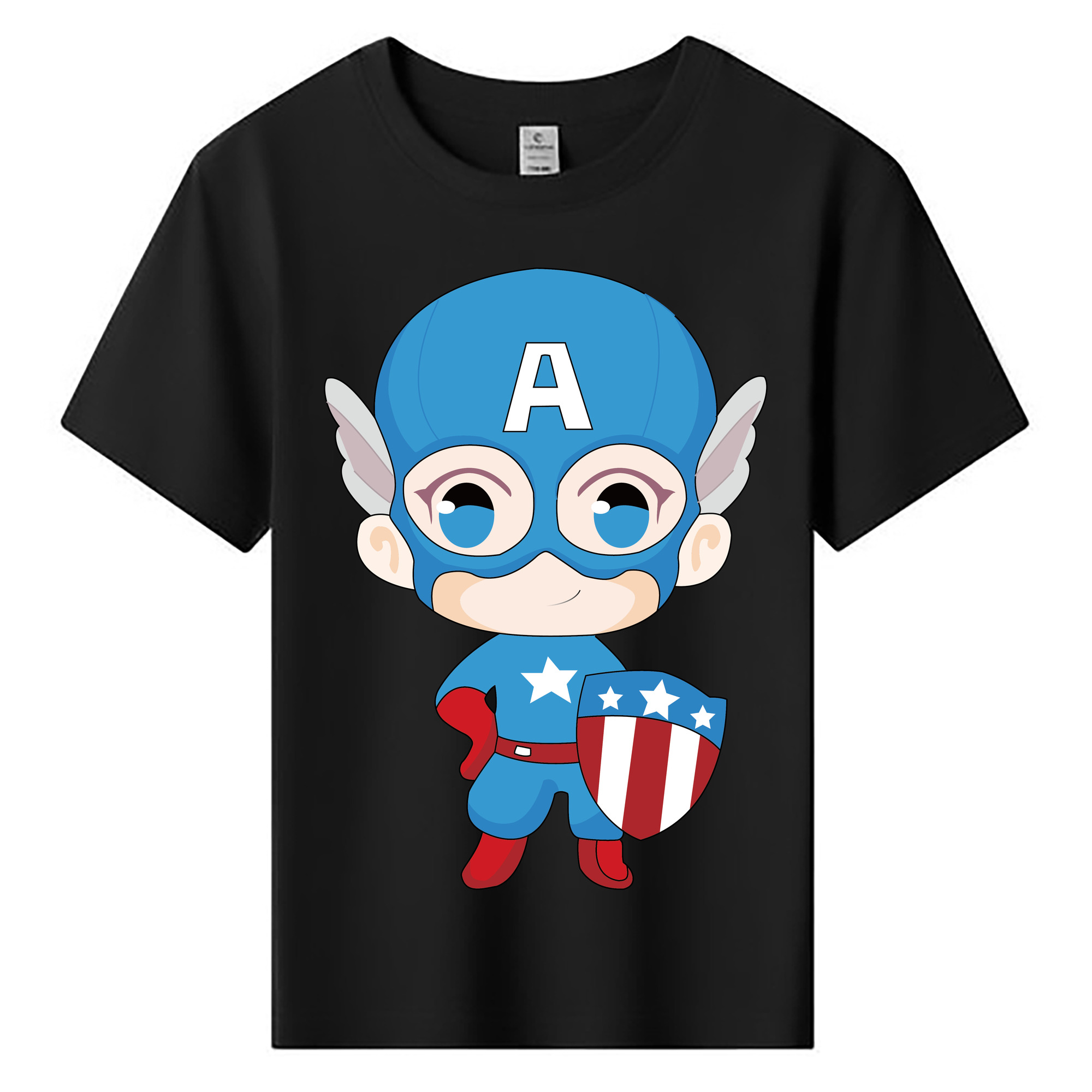 （画像用） アベンジャーズ The Avengers 綿100％キッズTシャツ（フロントプリント）