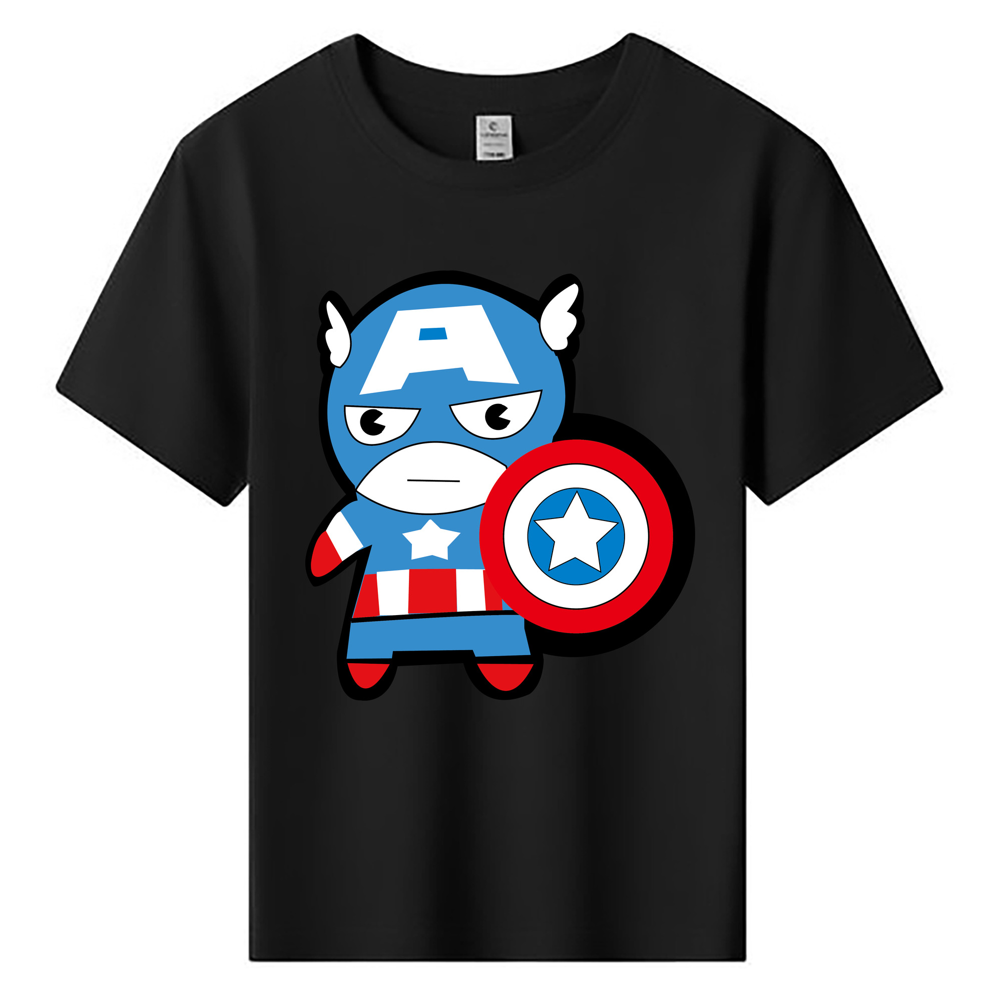 （画像用） アベンジャーズ The Avengers 綿100％キッズTシャツ（フロントプリント）